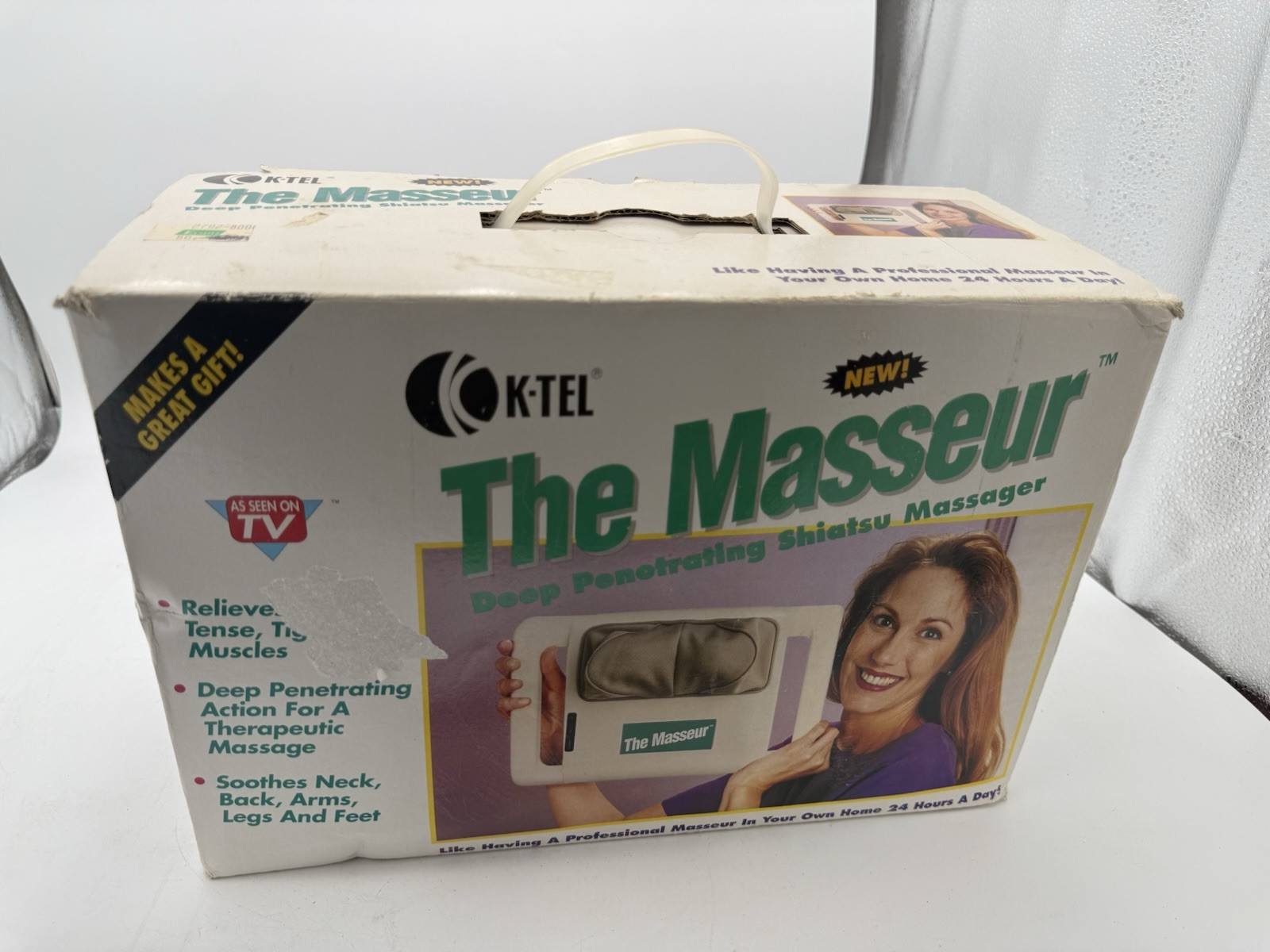 🌟K-TEL 1994🌟 The Masseur Deep Penetrating Portable Shiatsu Massager