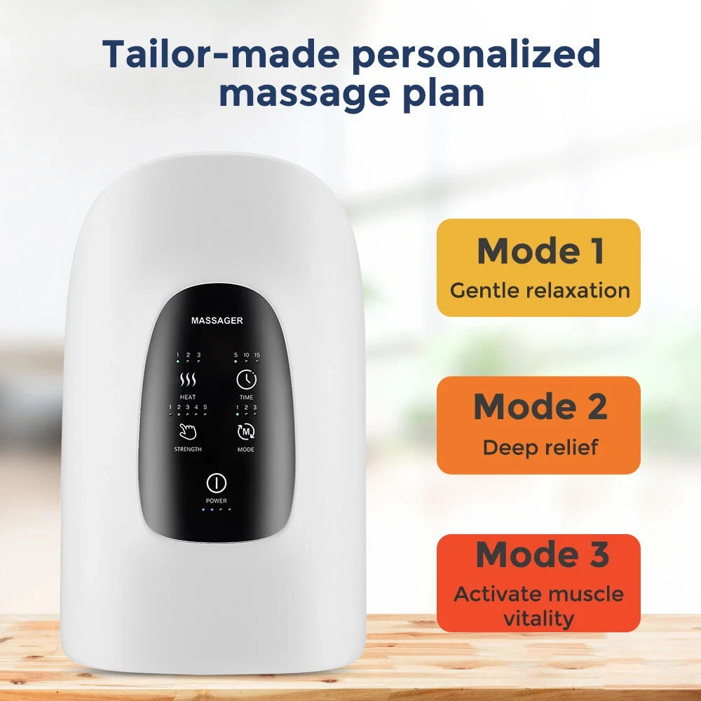 Adomii Hand Massager with Heat and Compression – Personal Massage Machine