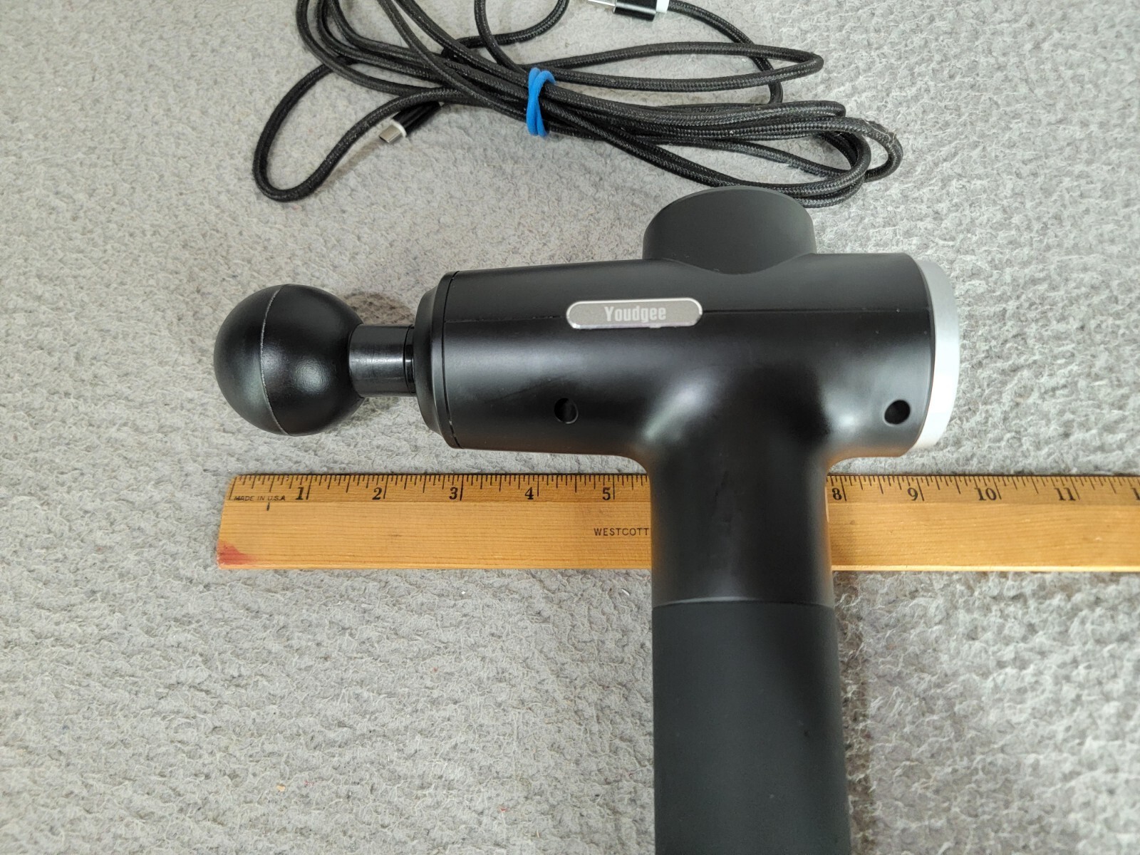 Youdgee Muscle Massage Gun Deep Tissue for Athletes 6 Speeds Levels Tested Works