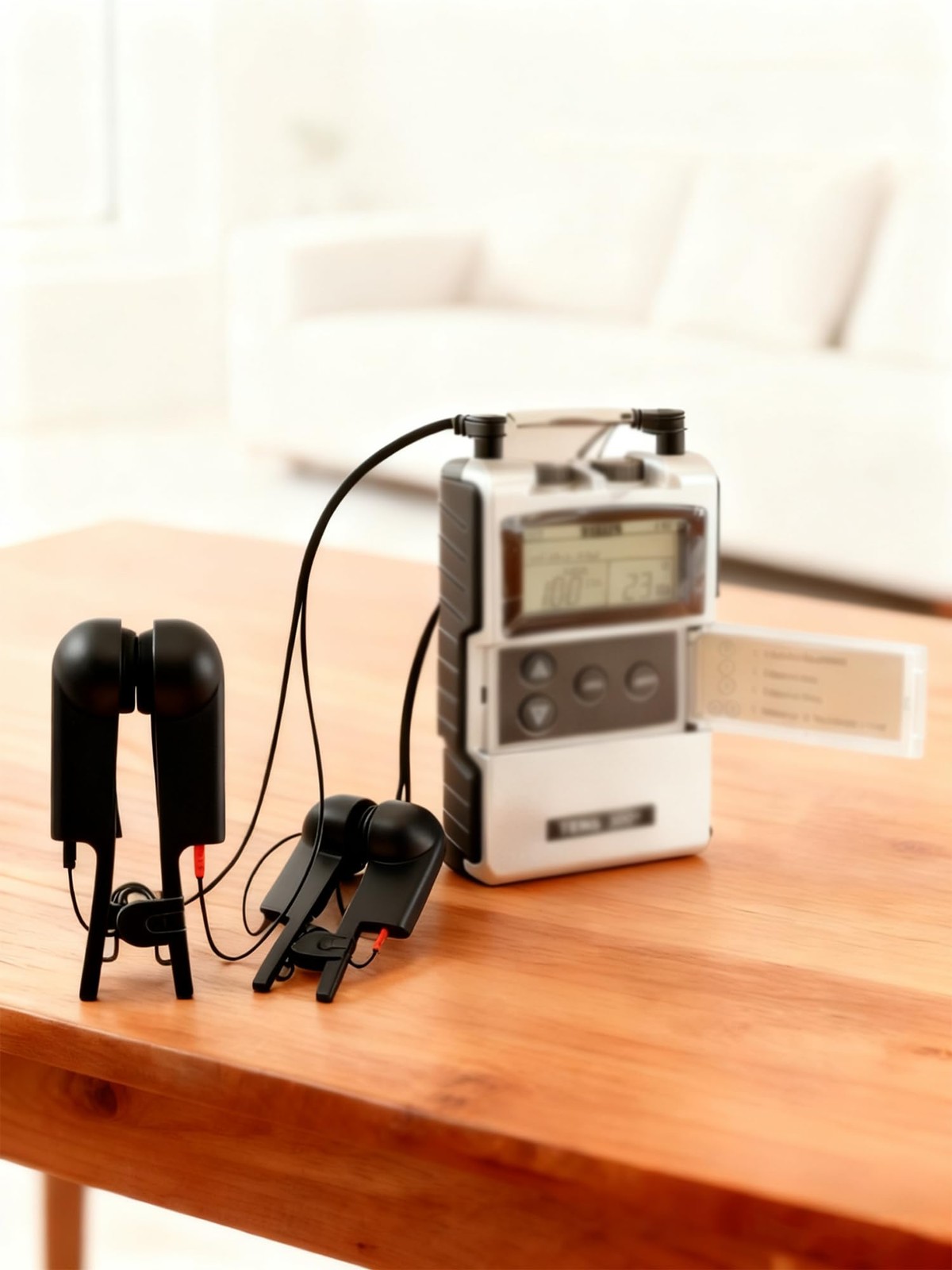 Ear Clip Electrode Rubber Black Compatible for Tens 7000 & Standard Tens Units,
