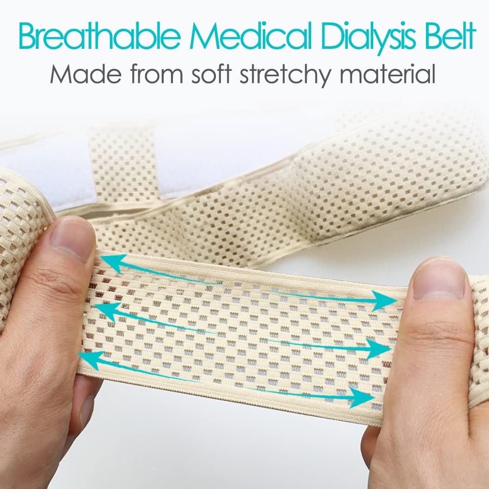 Mesh Breathable PD Belt Peritoneal Dialysis Catheter Accessories Supplies Sof…