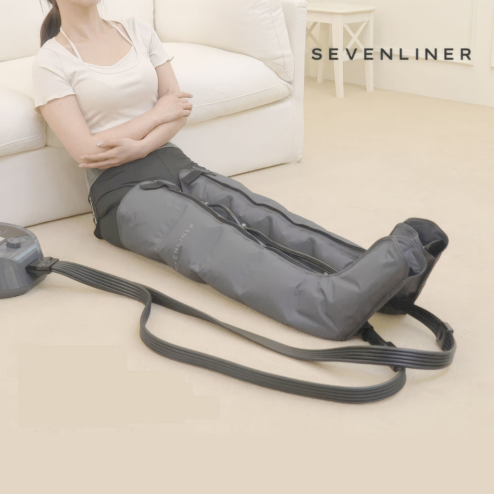 Seven Liner S3 Air Compression Massager 2 Users Simultaneous 5 Cell Leg Cuff
