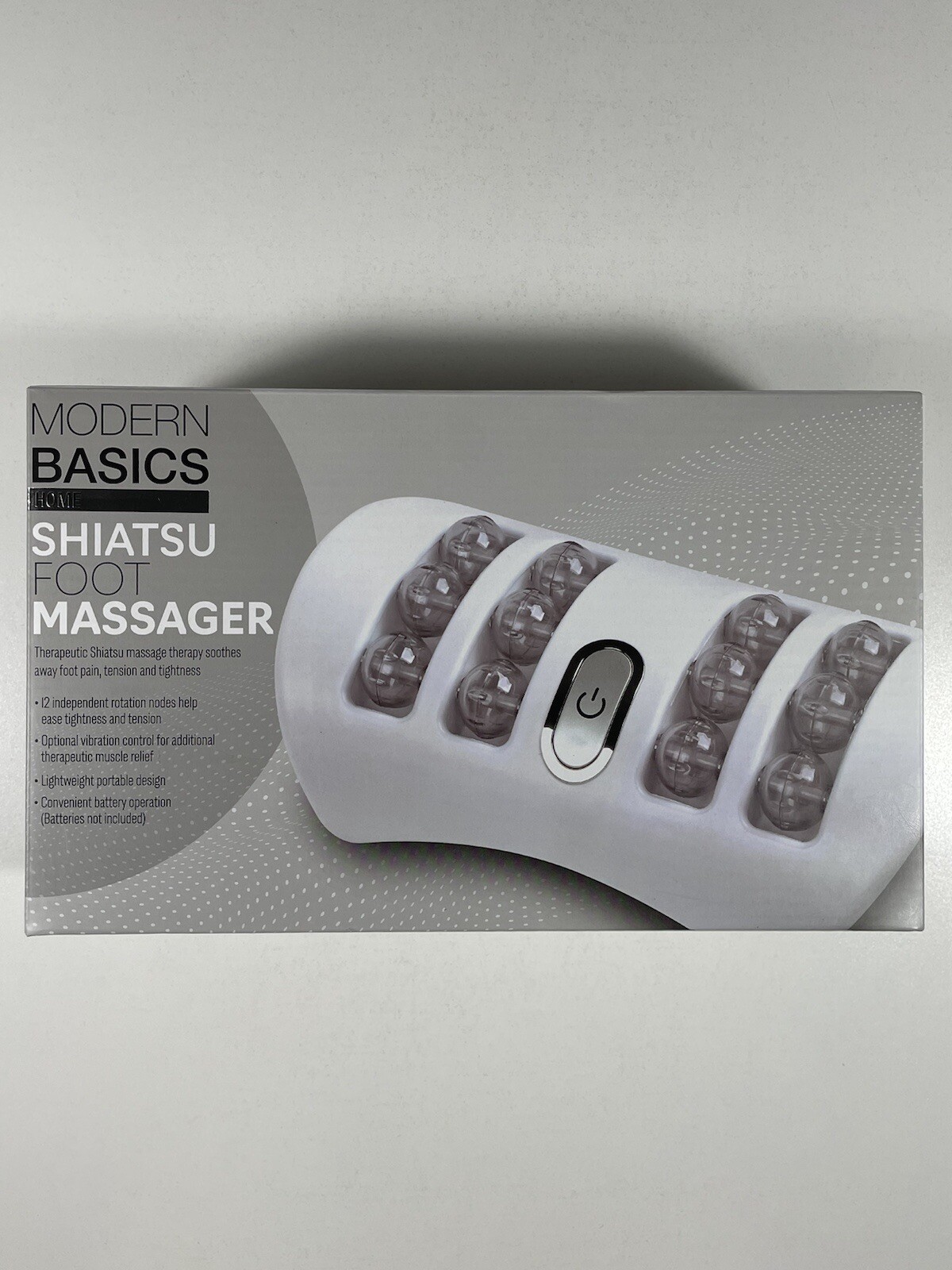 Shiatsu Foot Massager White Modern Basics Home Berkshire Brand New