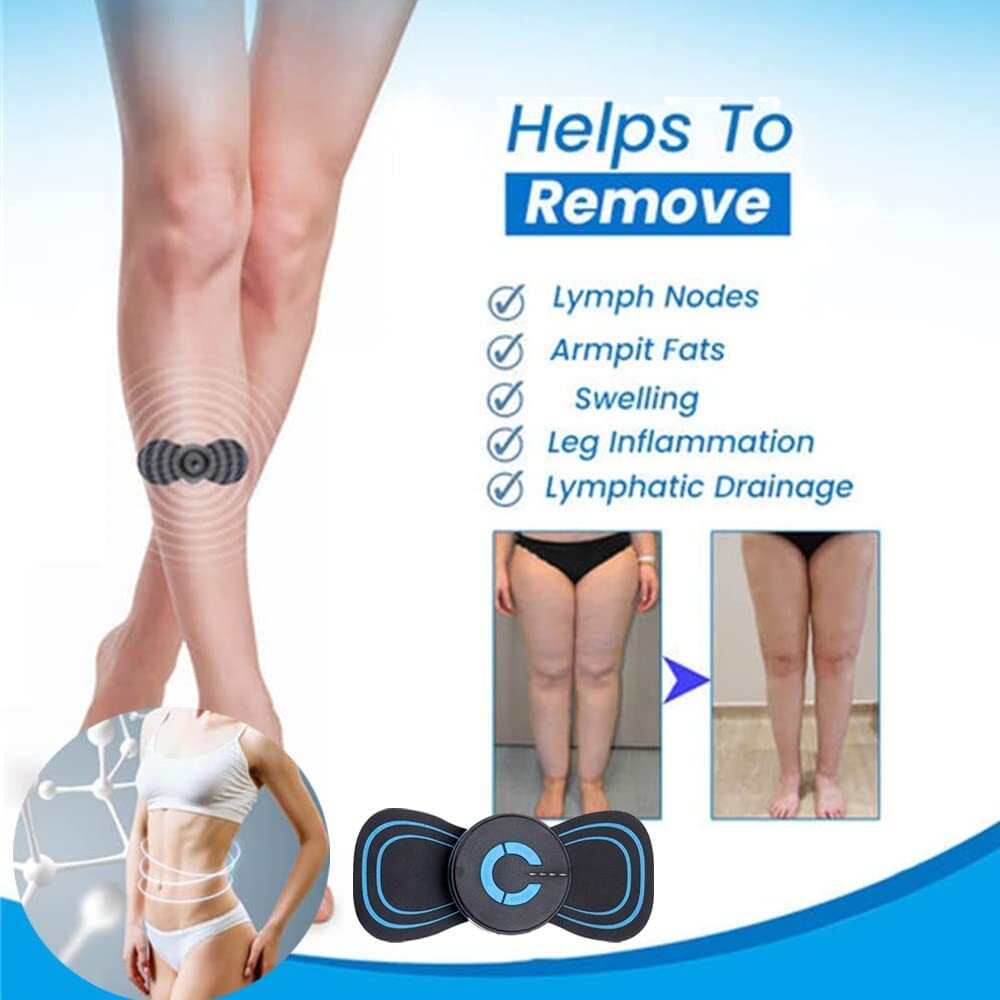 Portable EMS Mini Electric Neck Back Massager Cervical Massage Patch Stimulator