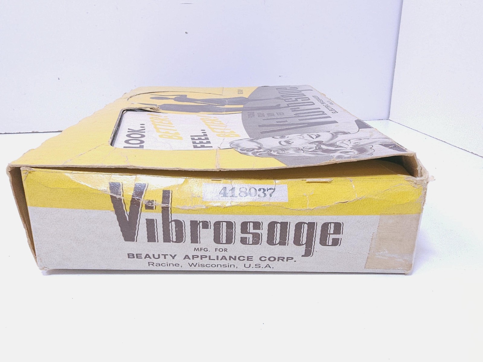 Vintage Vibrosage Electric Massager Model BV w/ Original Box Attachments Works