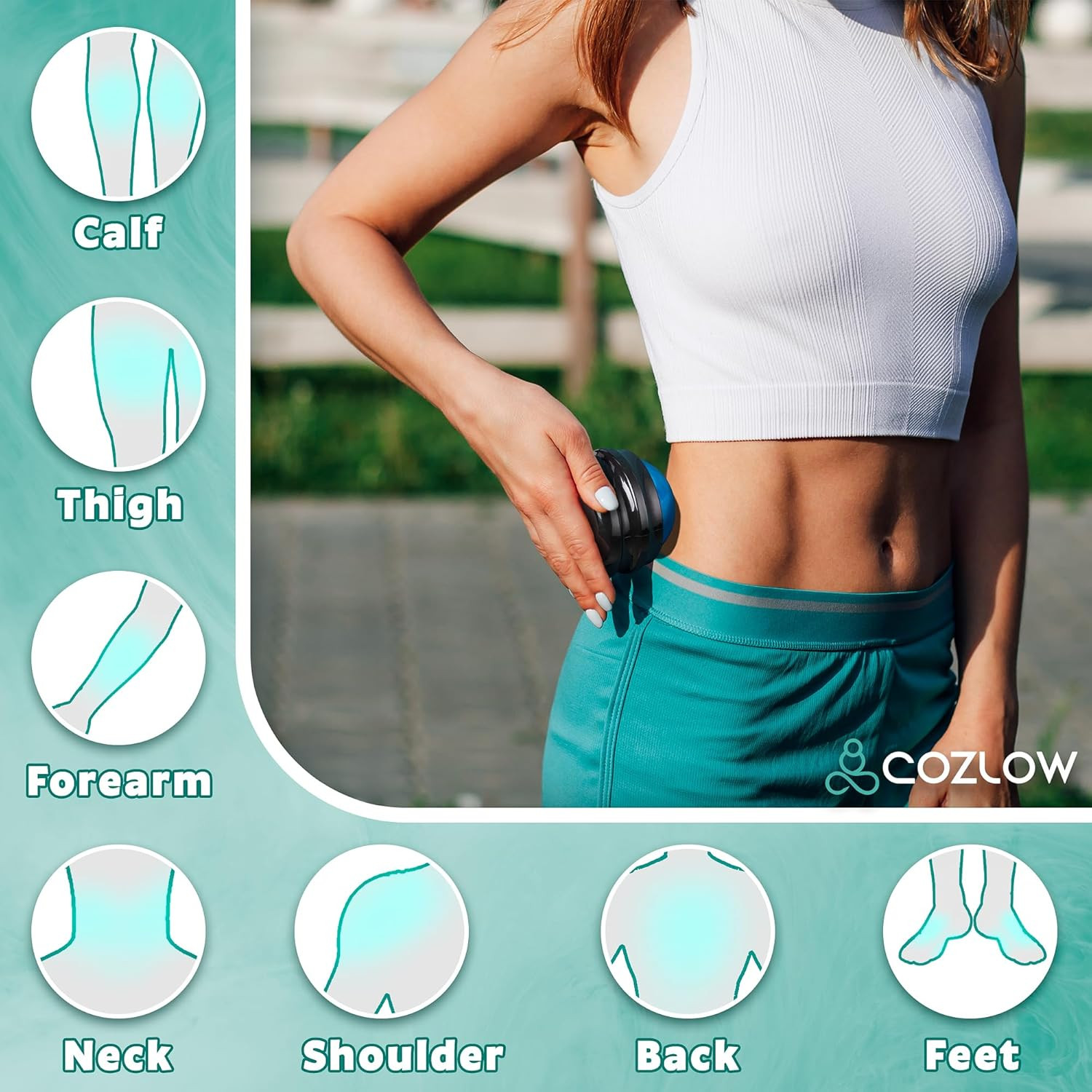 Massage Ball, Muscle Massager Roller Tool for Trigger Point Deep Tissue Release,