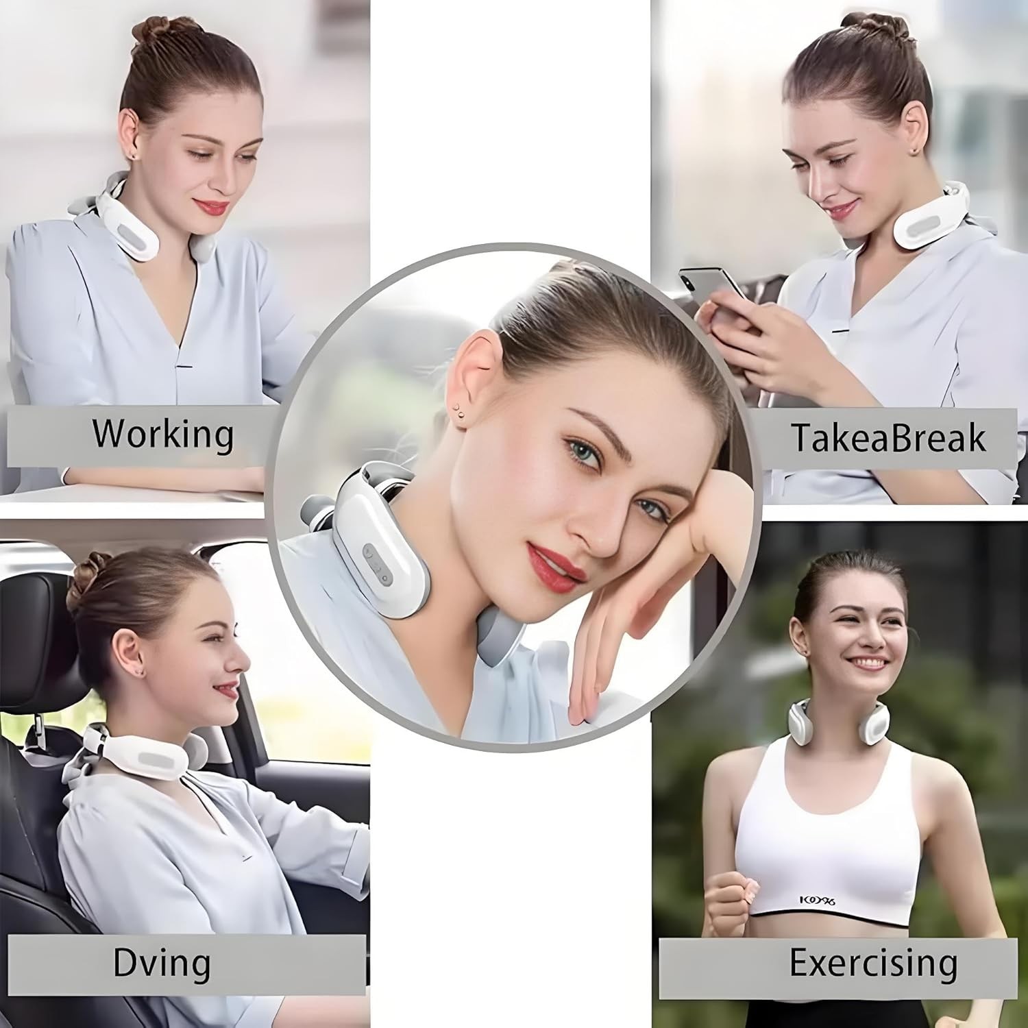 Vitality Magic Pro 2.0 Neck Massager,2025 Upgraded 4-Head Magic Pro 2.0 Neck Mas