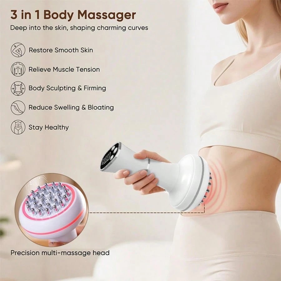 Comfortable Grip Relaxation Massager for Meridians Fatigue Relief Gift for Loved