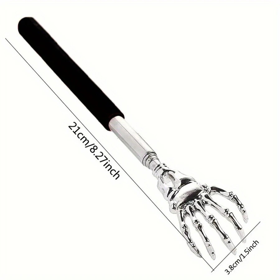 Compact Telescopic Back Massager – Portable Extendable Stainless Steel, Ideal