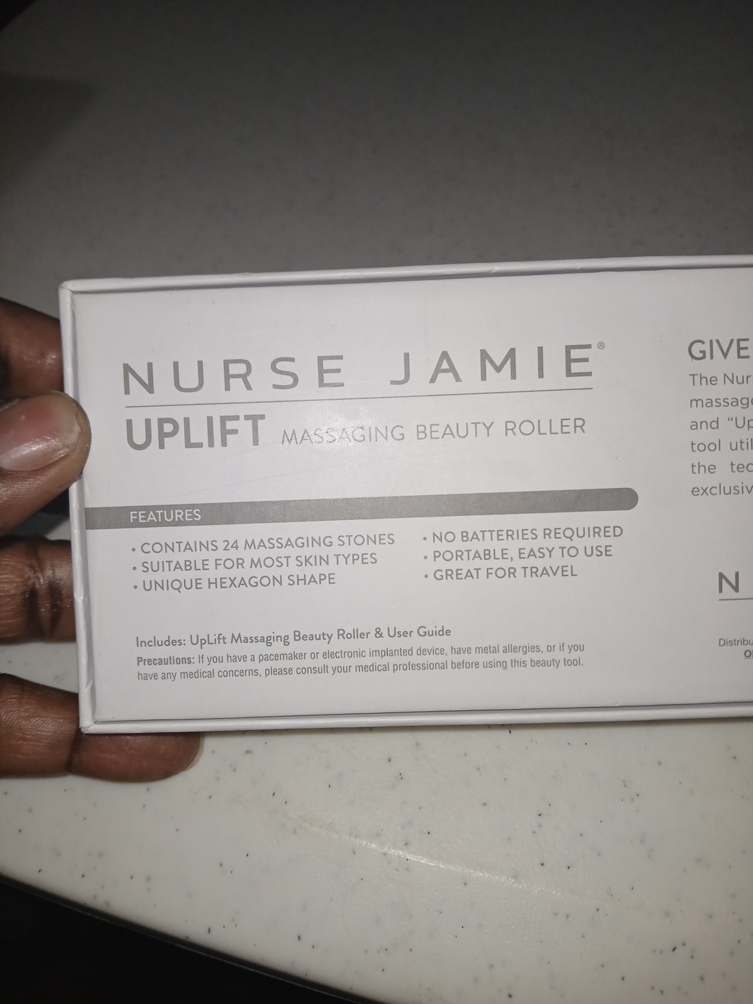 NURSE JAMIE Instant Uplift Massaging Beauty Roller NEW IN BOX Facial Sculpting