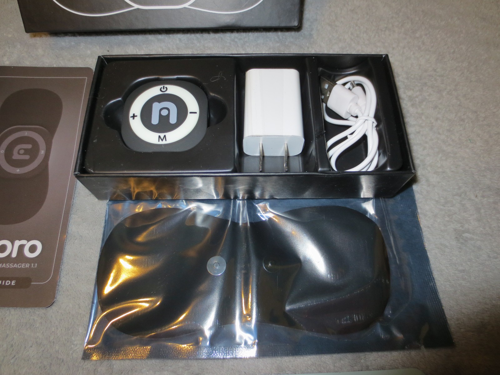 Nooro Ultimate Whole Body Massager V1.1 with 1 Extra Self-Stick Pad – Open Box