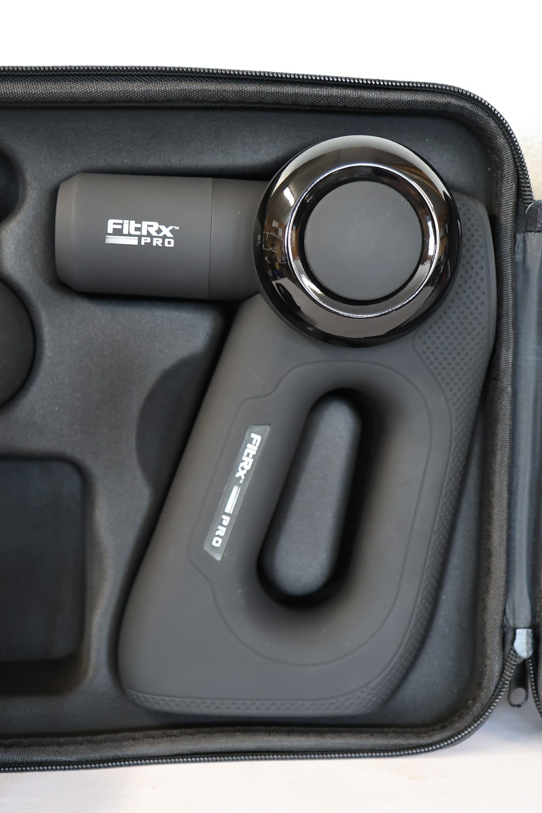 FitRx Pro Massage Gun #8405 Rechargeable | 4 Interchangeable Heads *Display*