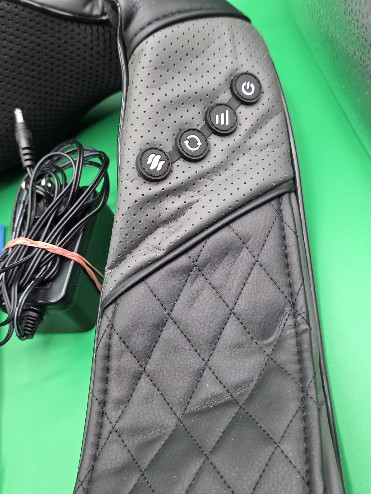 Resteck Shiatsu Massager for Neck and Back with Heat Adjustable Levels With Case
