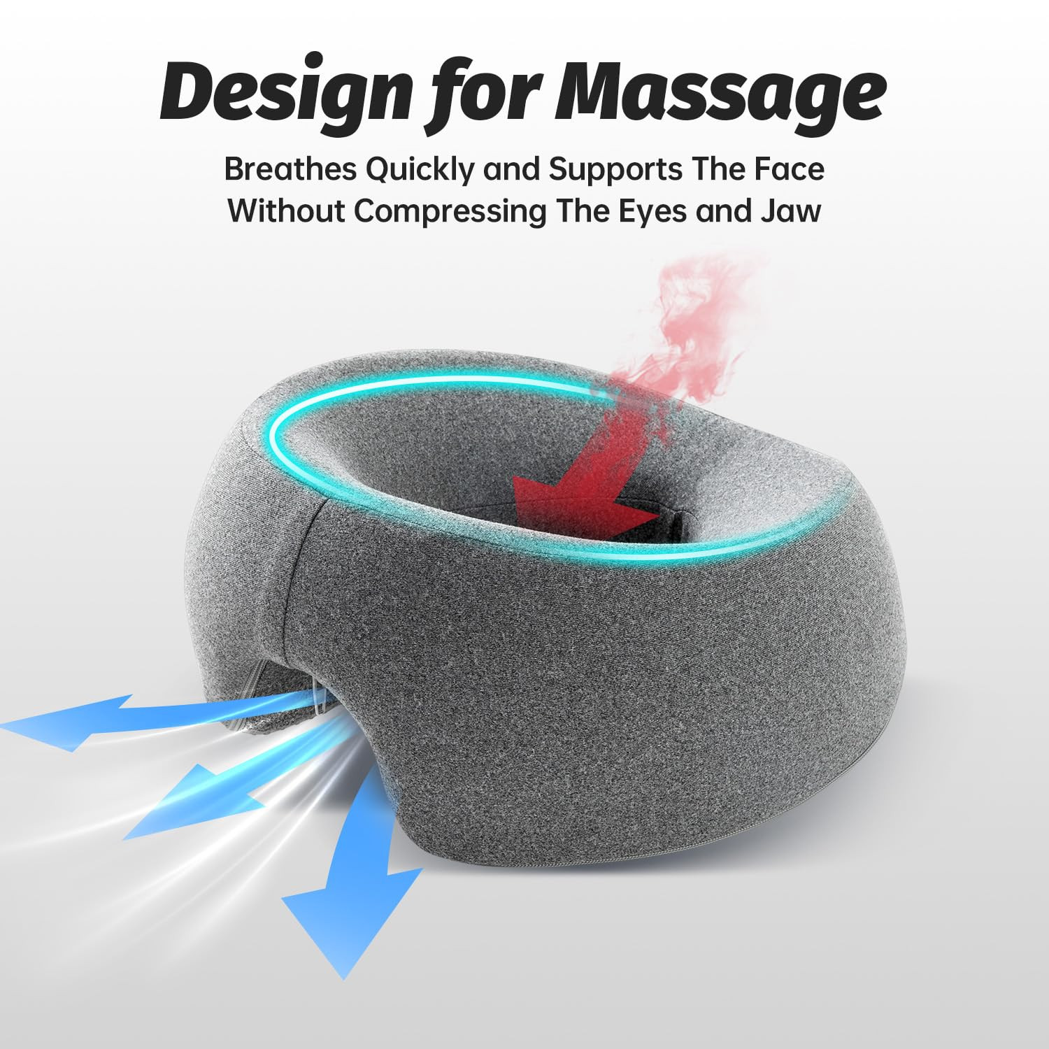 Xiaomubiao Face down Pillows for Massage Table, Massage Headrest for Bed, Face P