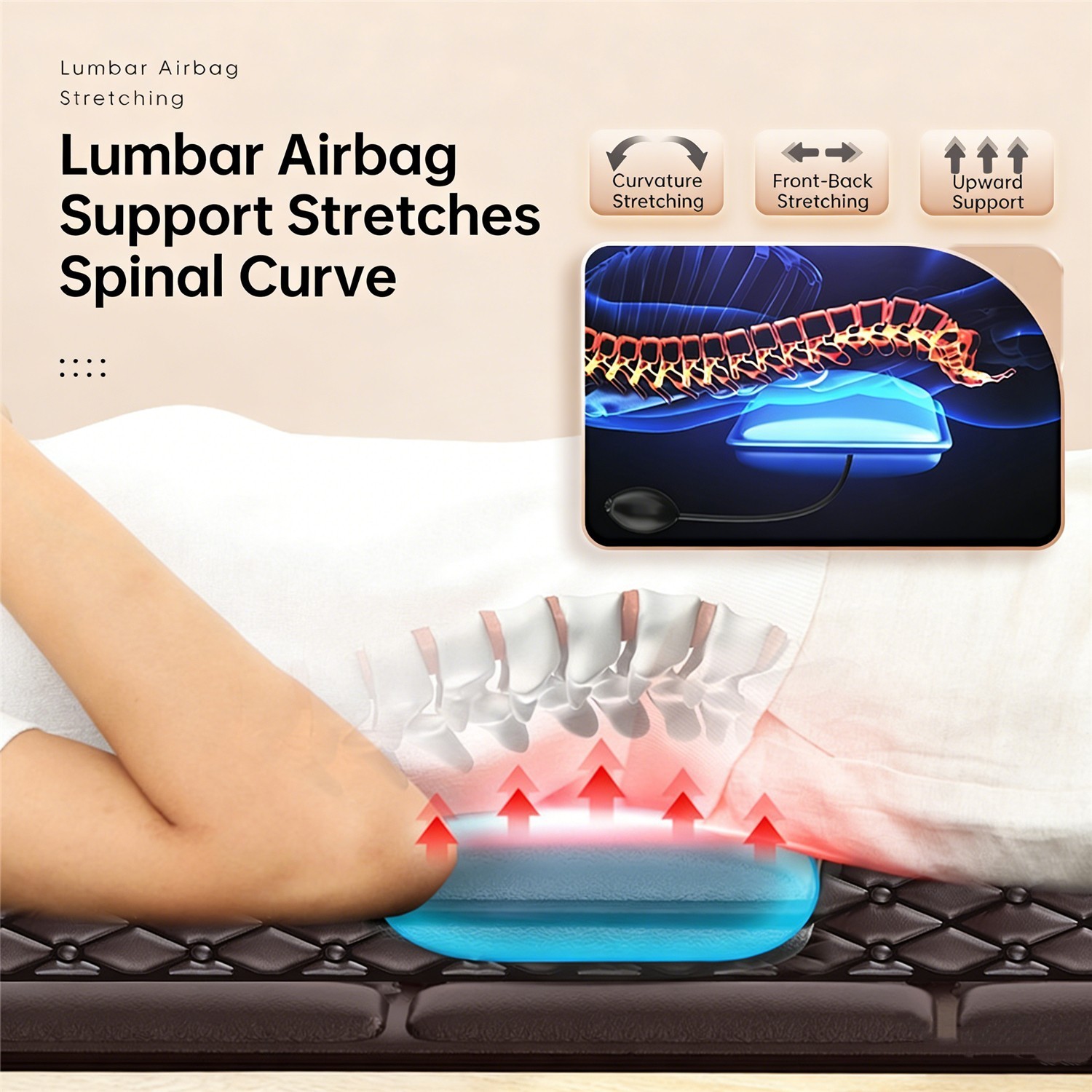 Full Body Massage Mat, 9 Modes 9 Levels, Hot Vibration, Relieve Body Fatigue