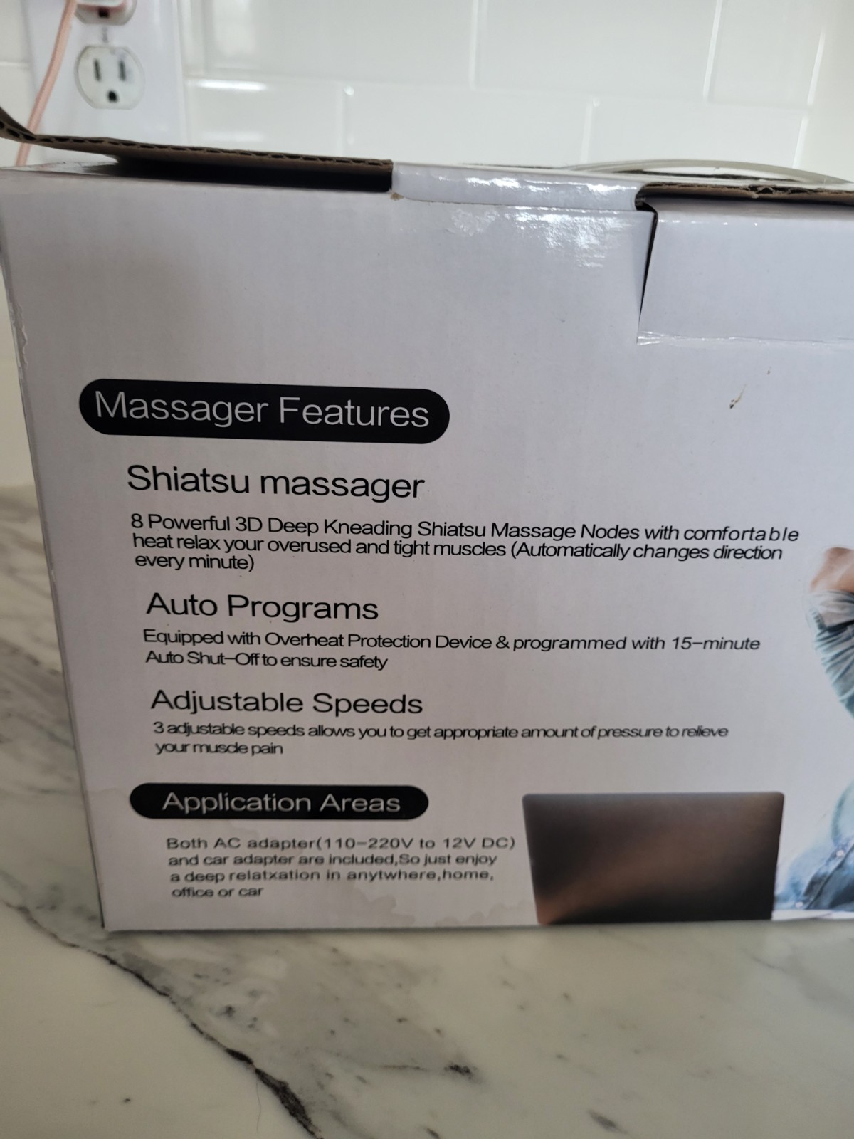 Papillon BD1421 Shiatsu Neck Back Massager with Heat – Gray