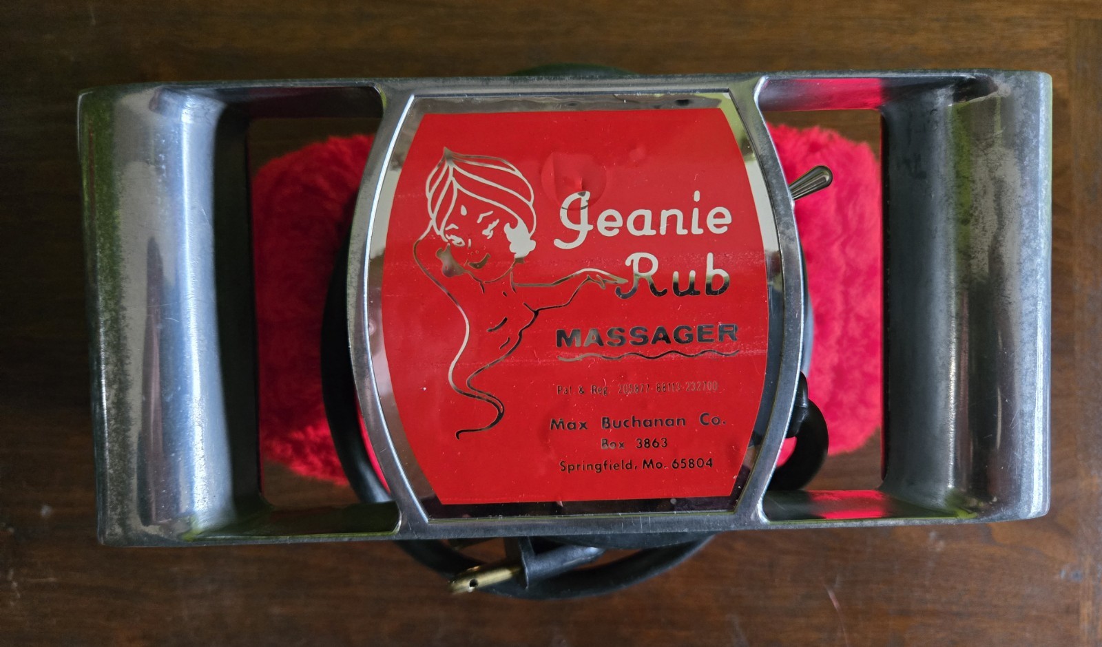 Vintage Jeanie Rub Massager Electric w/ Vinyl Carrying Case – Works great!