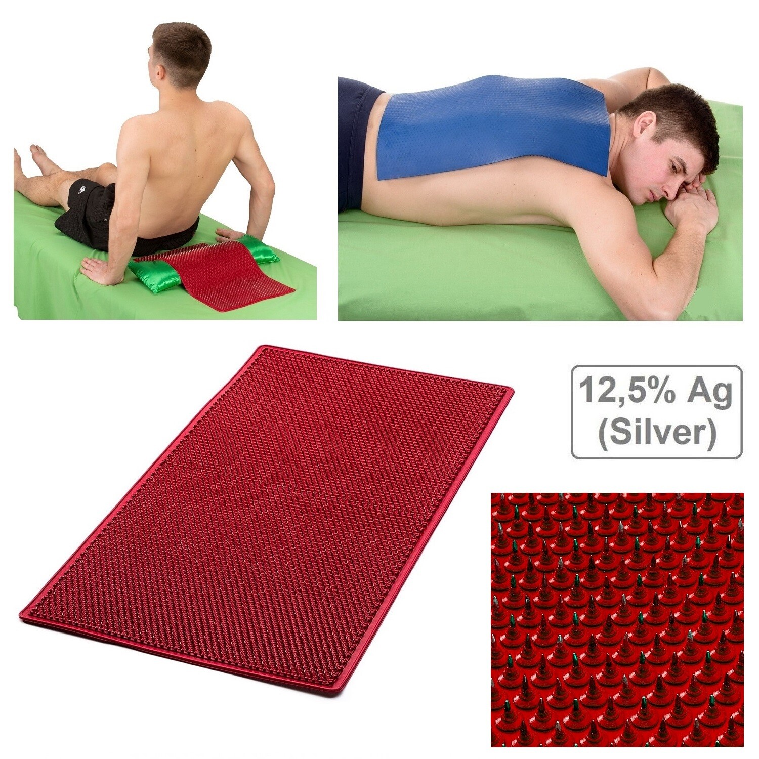 LYAPKO Acupuncture Mat Big Pad 6,2 Acupressure Applicator Massager Коврик Ляпко
