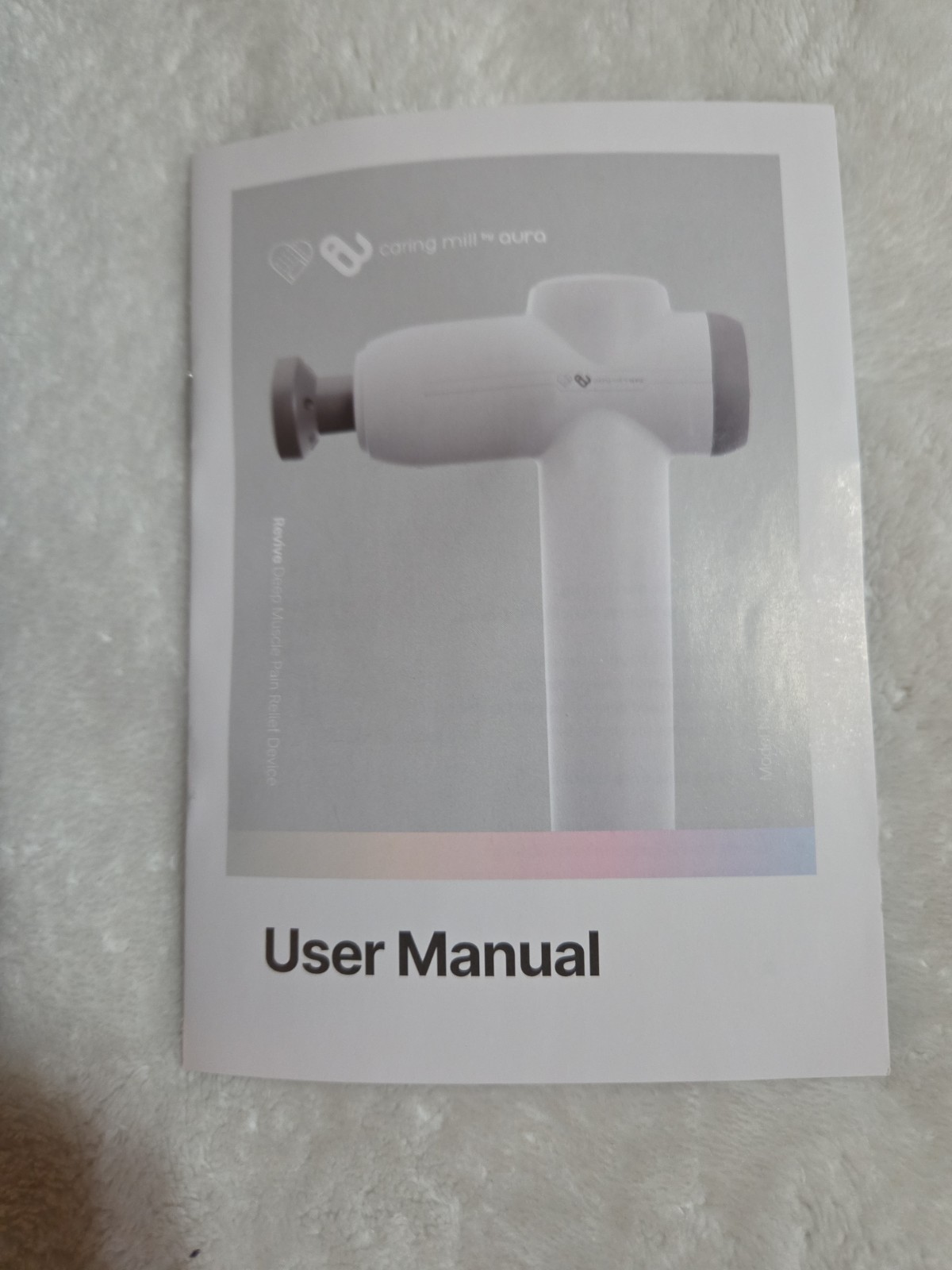 Caring Mill Aura Revive Deep Muscle Pain Relief Massage Gun (AR40) Tested Works