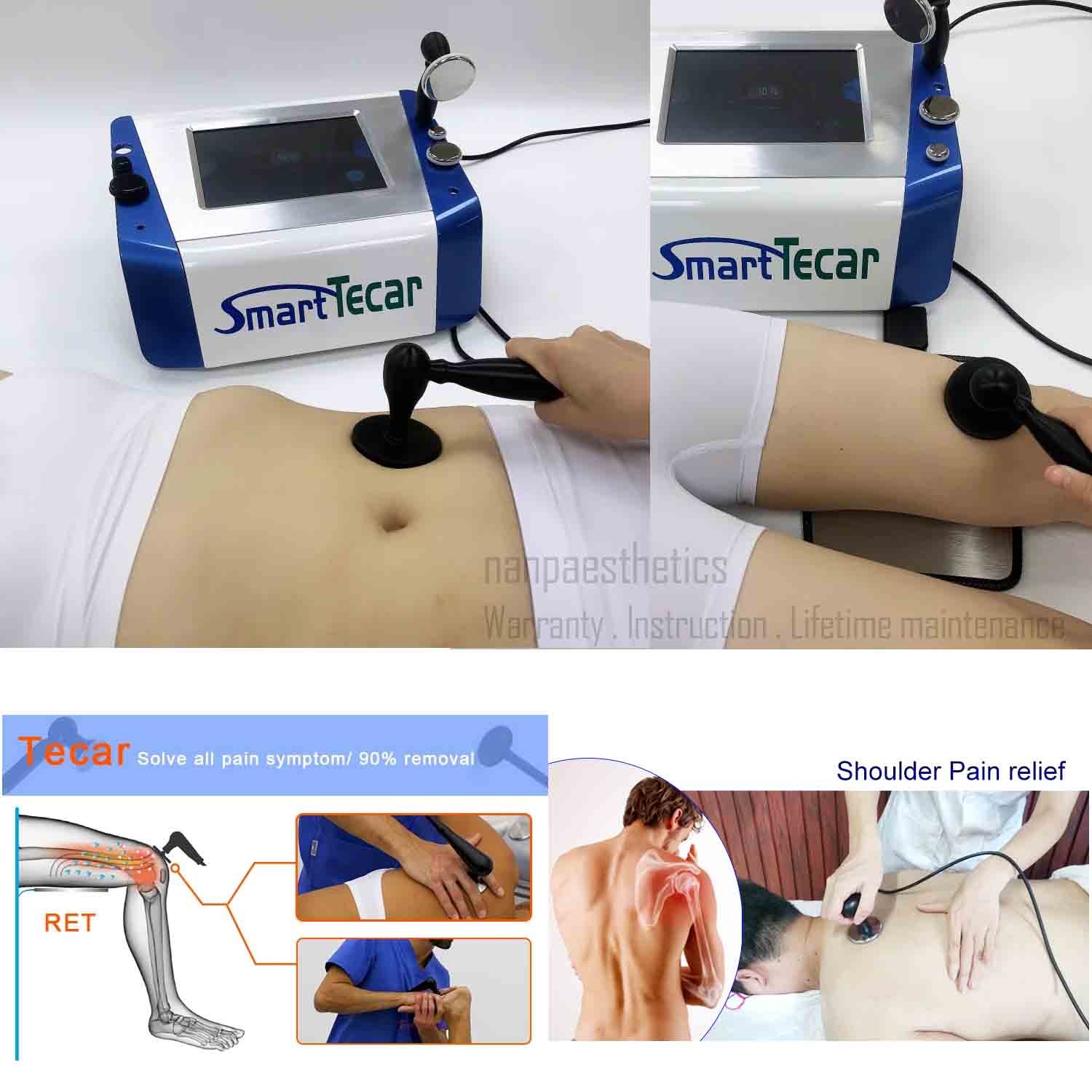 Smart Tecar Therapy Machine CET RET Face Skin Lift Body Pain Relief Sport Injury