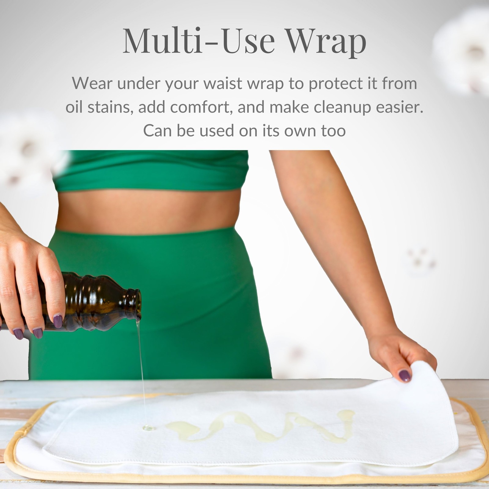 Castor Oil Pack Wrap Organic Cotton Flannel, 6Pcs Reusable Organic Castor Oil…