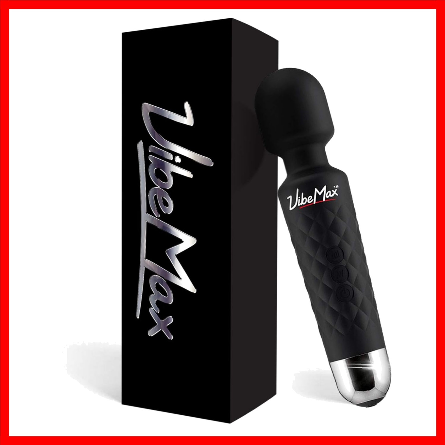 Rechargeable Wireless Personal Massager with Multi-Function Vibration