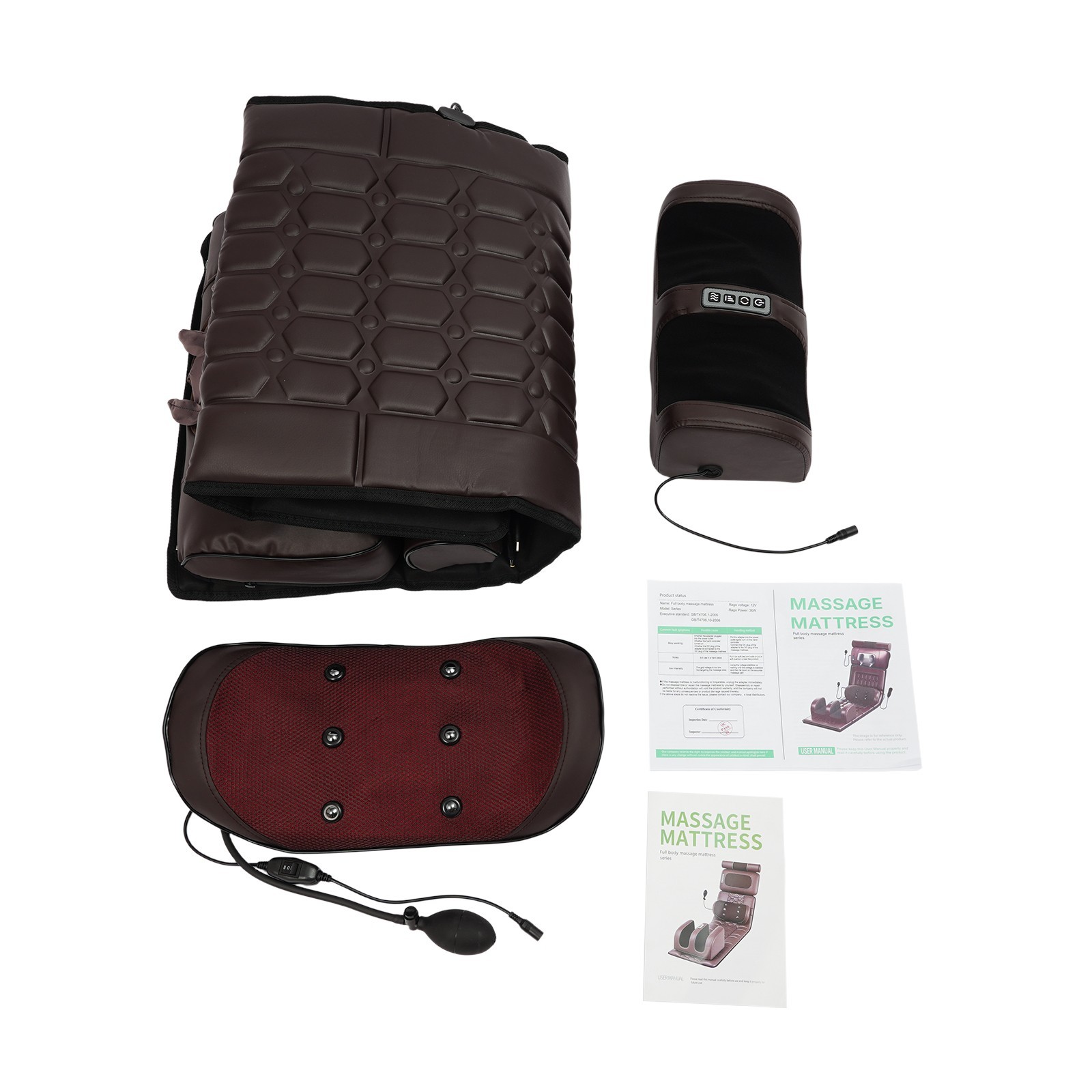 Full-body Massage Mat Electric Massage Pad, Vibration Heating Massage Mat Us