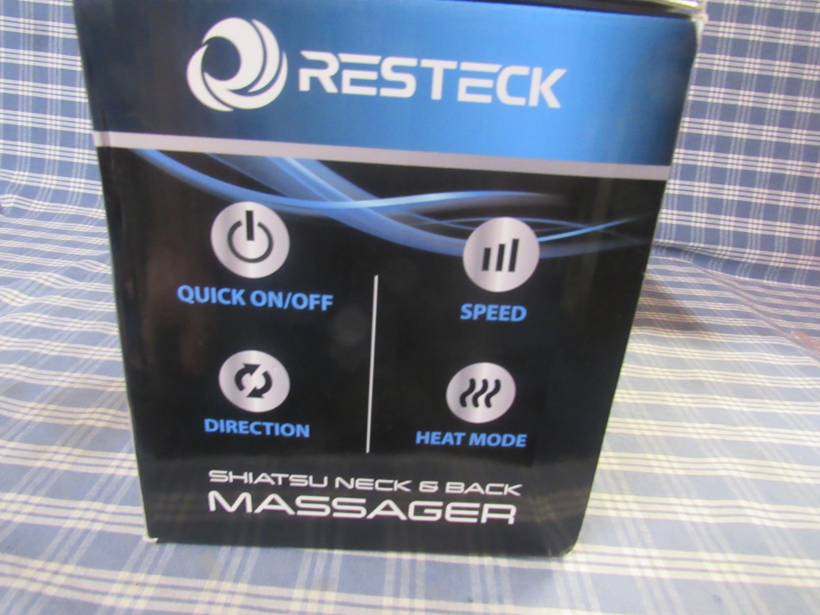 Resteck Shiatsu Neck & Back Massager (Store Display) FAST FREE SHIPPING.