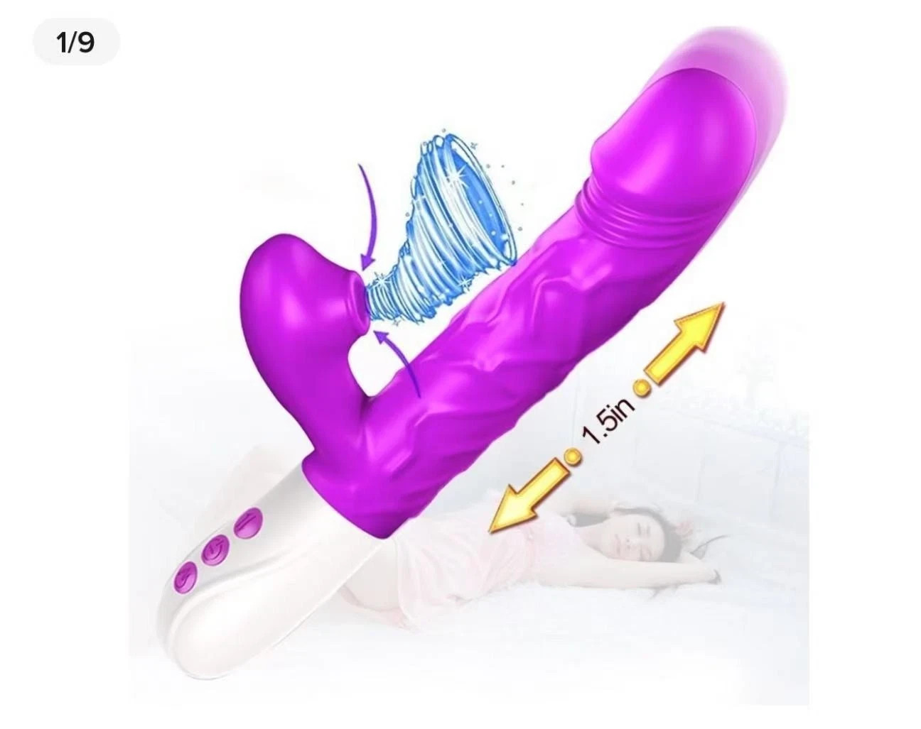 Lady Magic Wand Personal Massager Vibrator Neck Body Massage Multi-speed 2pcs