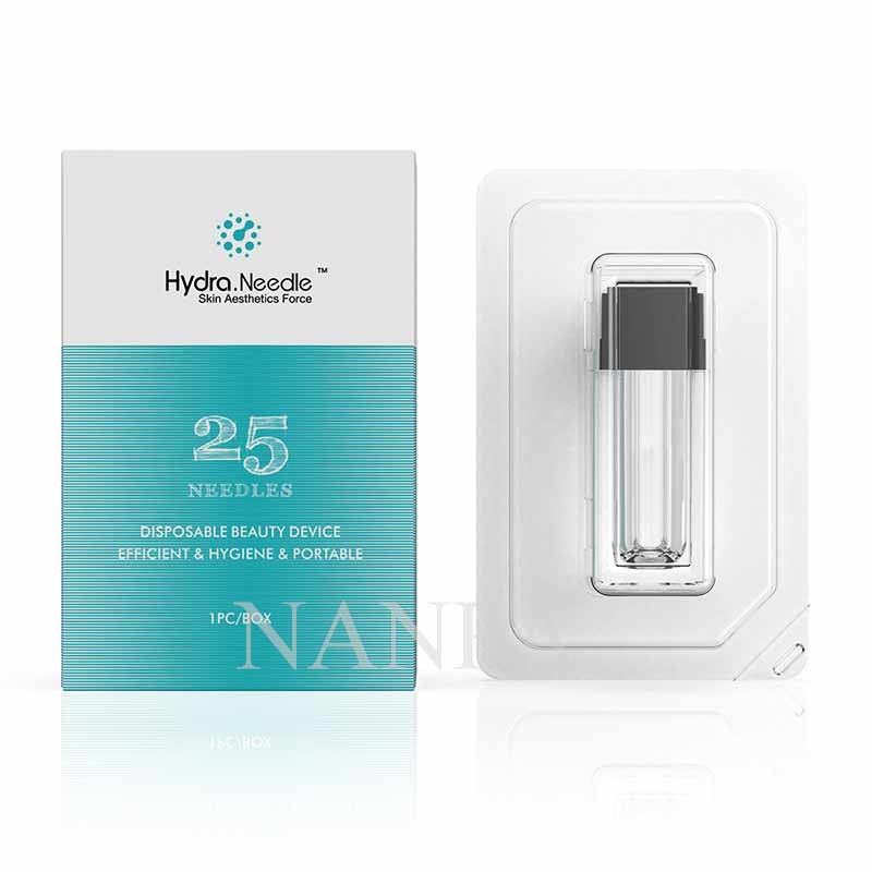 0.5-1.5mm 25 Pin Hydra Roller Face Massage Serum Infusion System Skin Tightening