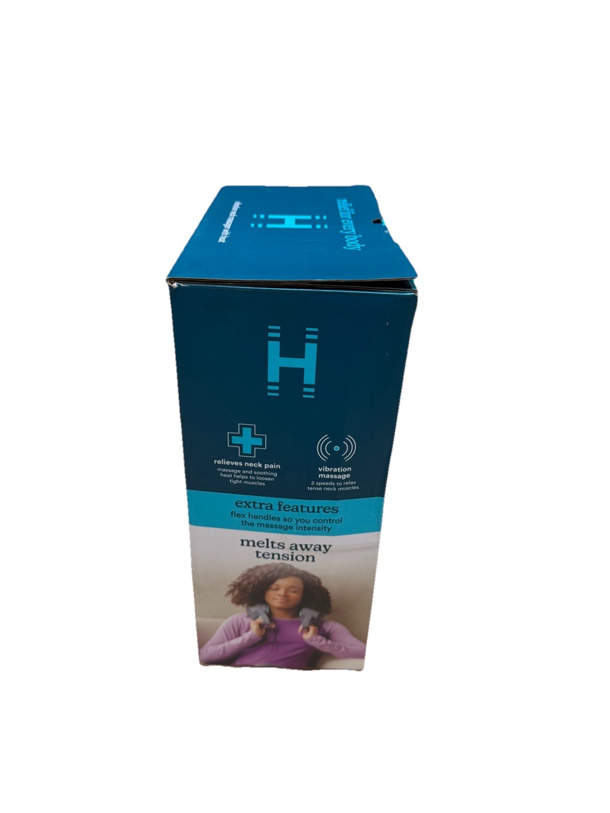 Homedics Neck & Back Massager Multi-Speed Vibration + Heat Pain Relief NEW