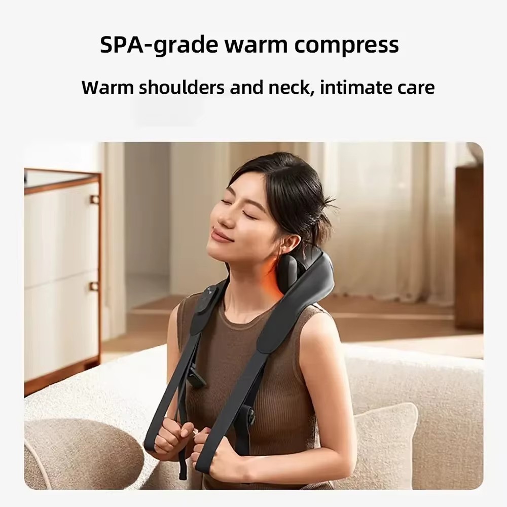 XIAOMI Electric Neck Shoulder Massager Heated Kneading Back Muscle Pain Relief