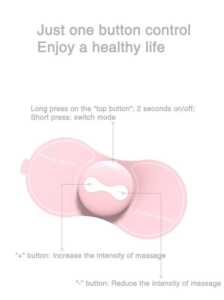 Shoulder Neck Muscle TENS Low Frequency Pain Therapy Magic Mini Sticker Massager