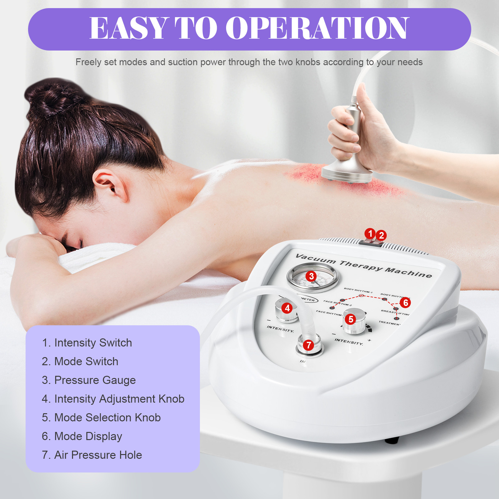 Shaping Breast Enlargement & Vacuum Therapy Body Massage Cupping Machine