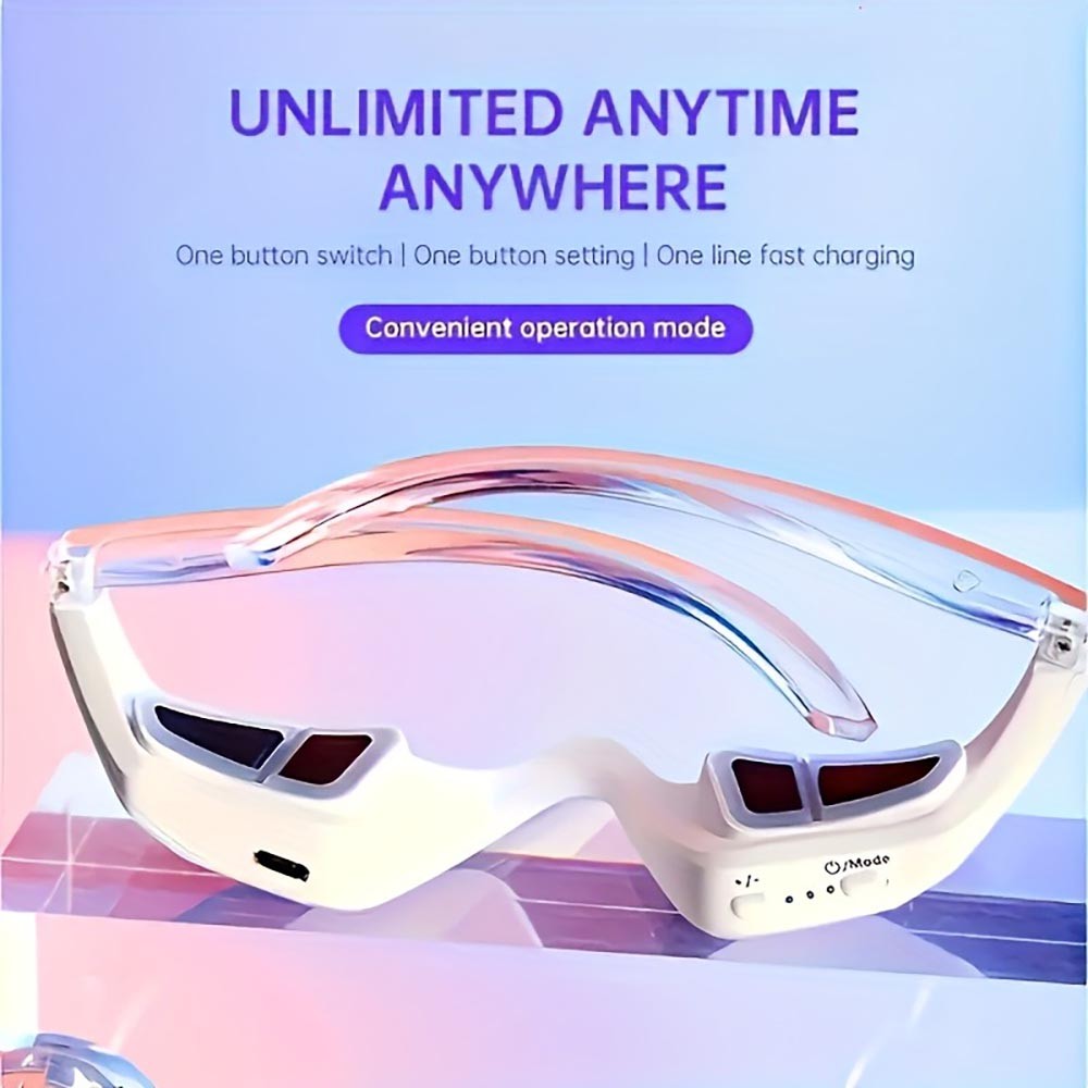 Soothing Compact Portable Rechargeable Easy-To-Use Skin-Friendly 3D Eye Massager