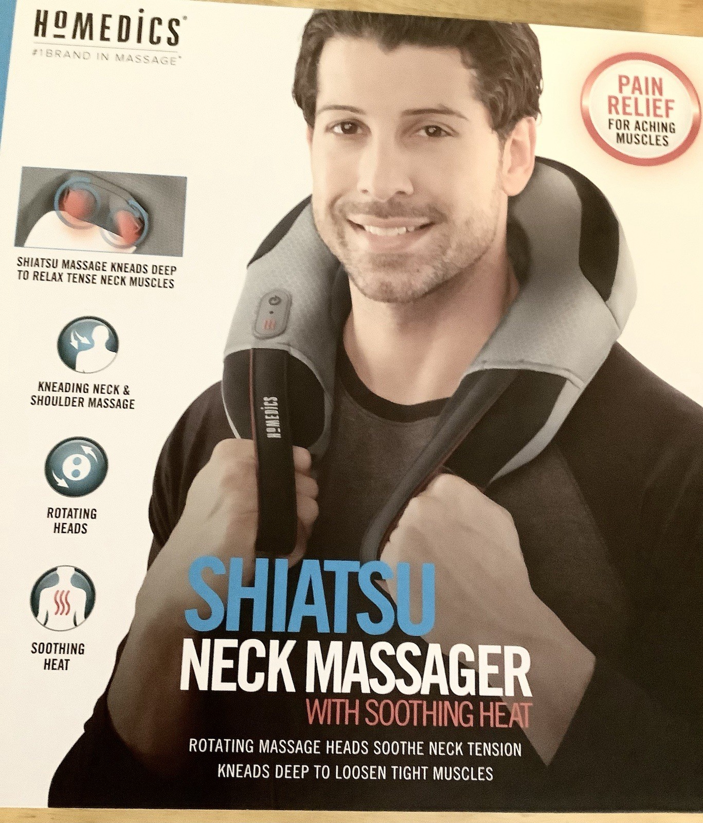 Lot Of 2 Neck Shoulder Massagers Electric Heated HoMedics Pain Relief New!