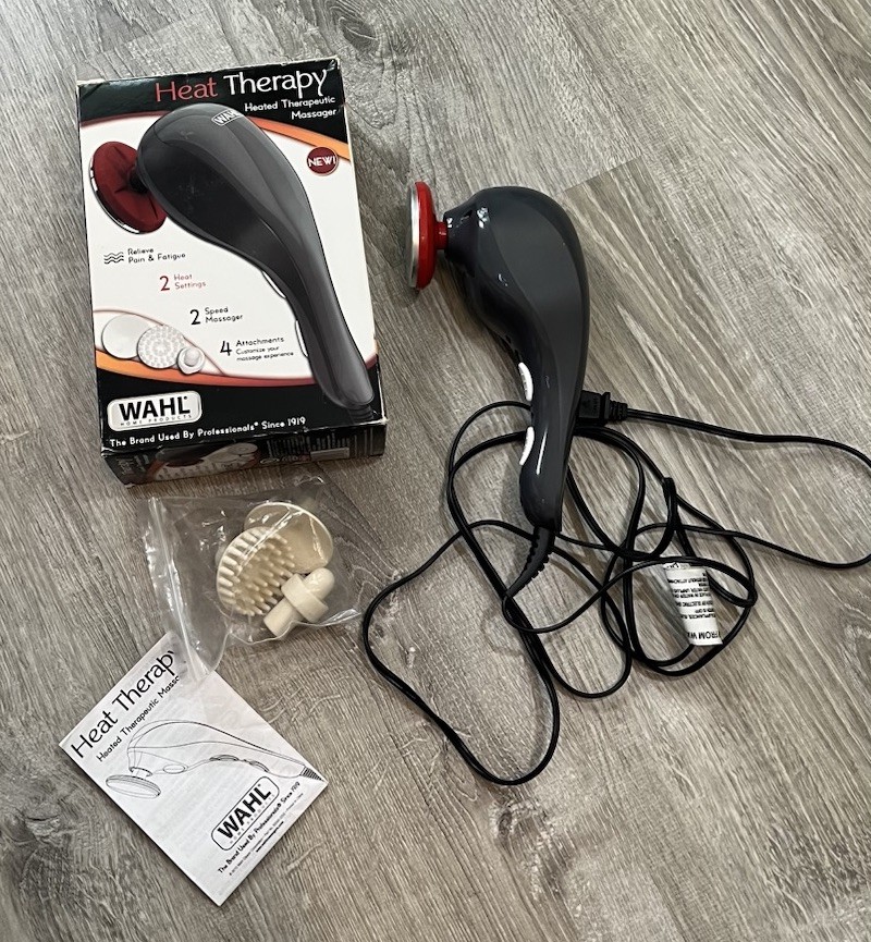 Wahl Heat Vibratory Therapeutic Body Massager Heated Handheld Massage Tool
