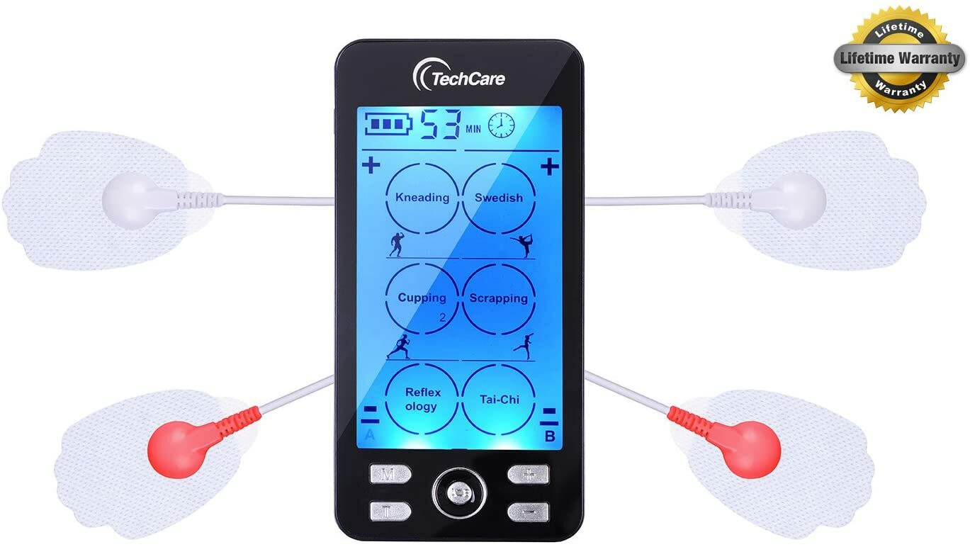 Tens EMS Unit Muscle Stimulator Rechargeable Massager Pain Relief Massage Belt