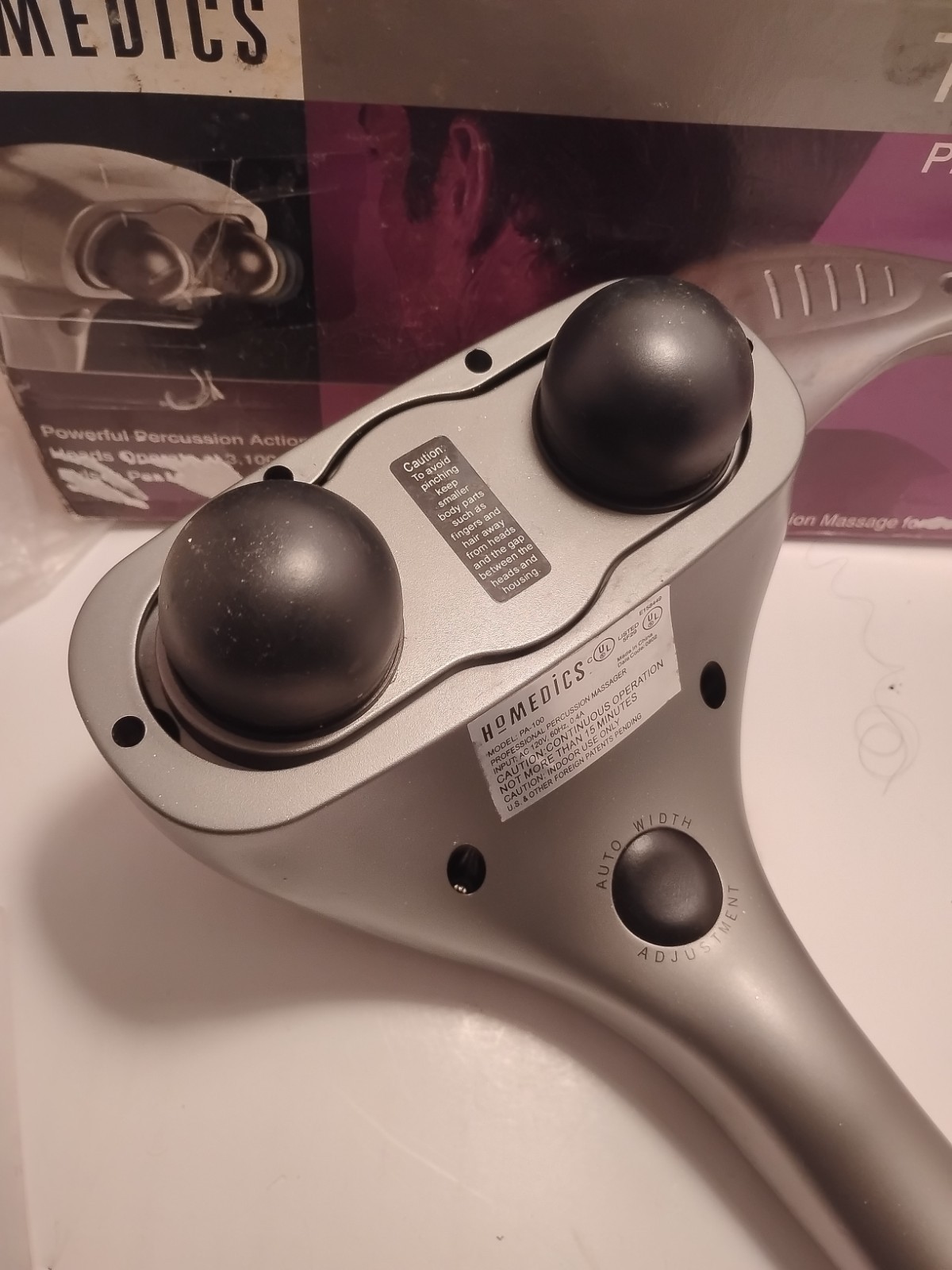 Homedics Therapist Select Professional Percussion Massager Model PA-100