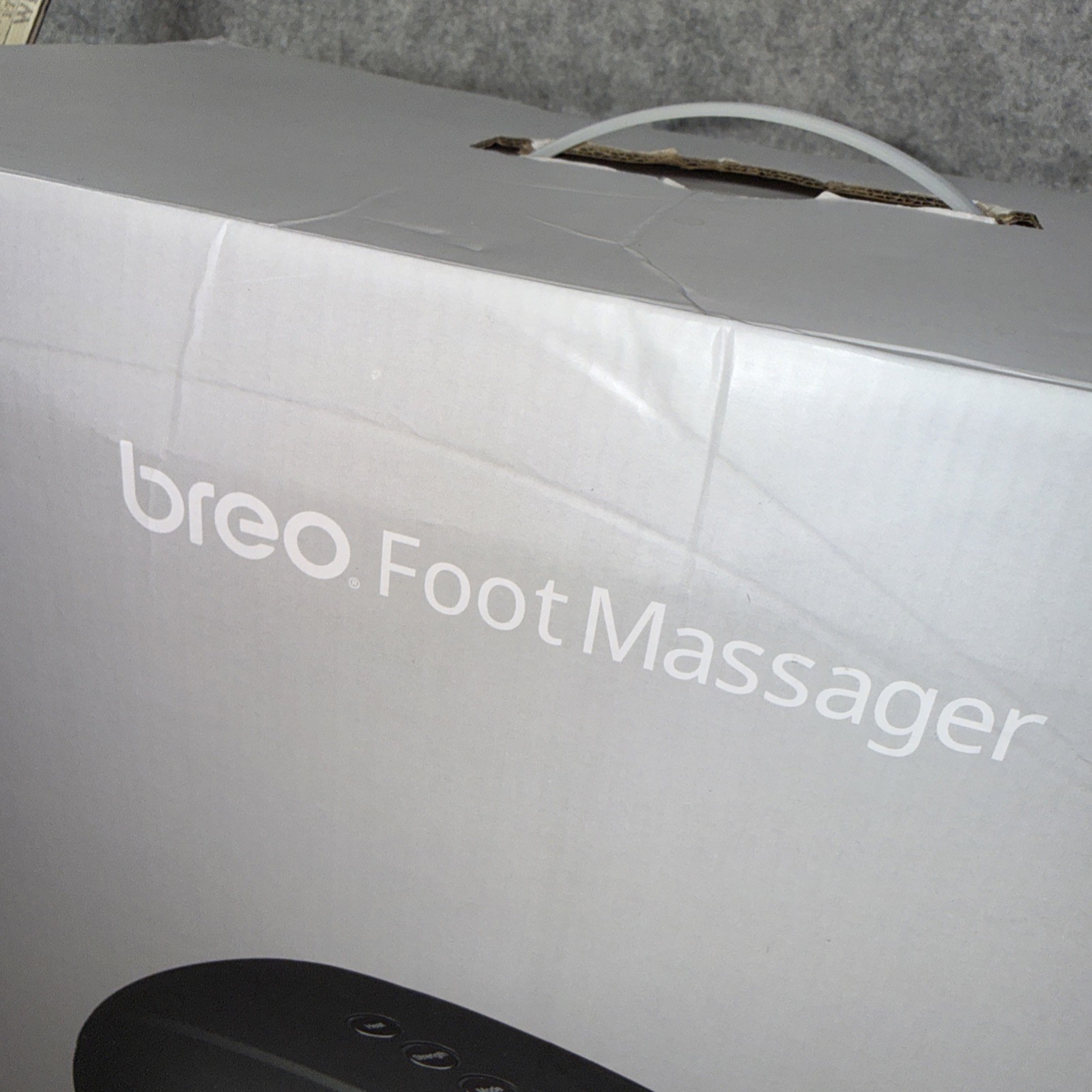 New in Box Breo Foot Massager Machine with Heat, Shiatsu Deep Tissue Kneading