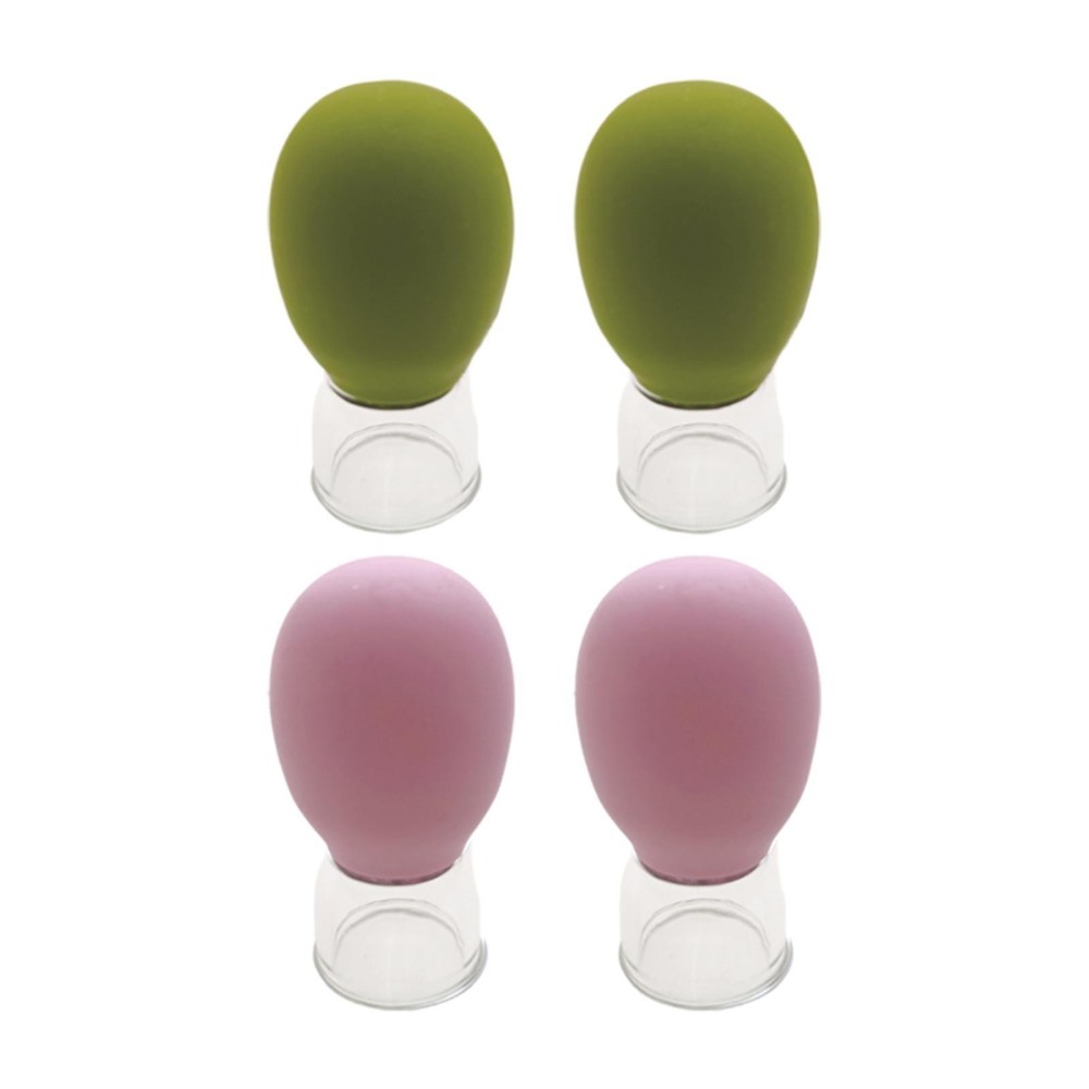 4x Massage Cupping Cups Vacuum Suction Personal Athletes Facial Cupping Sets US