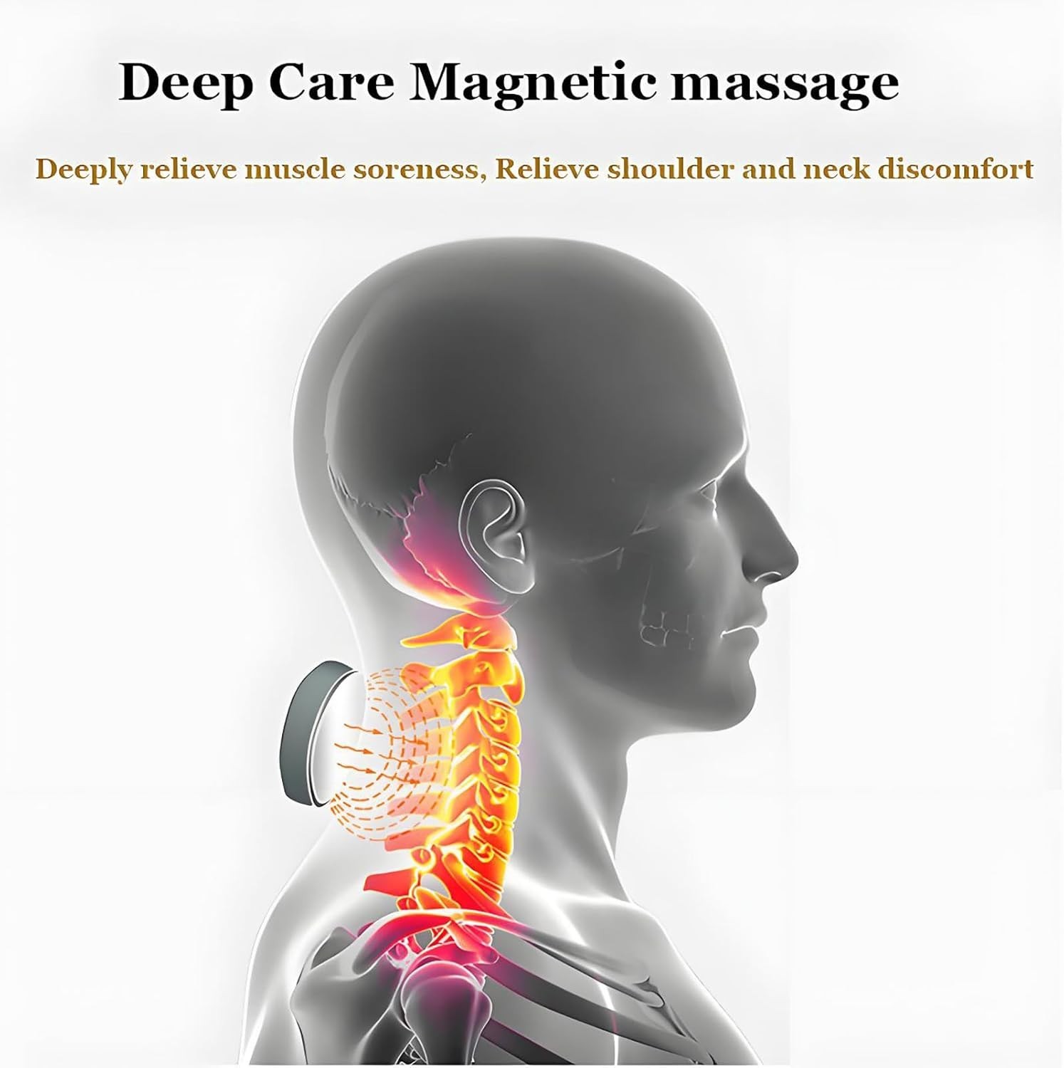 Vitality Magic Pro 2.0 Neck Massager,2025 Upgraded 4-Head Magic Pro 2.0 Neck Mas