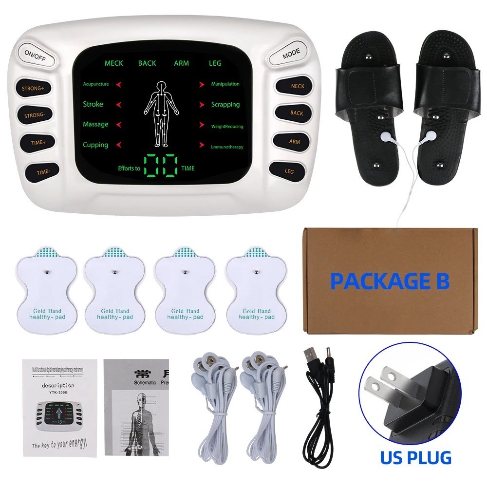 Electric Pulse Massager TENS Unit Muscle Stimulator Therapy Pain Relief