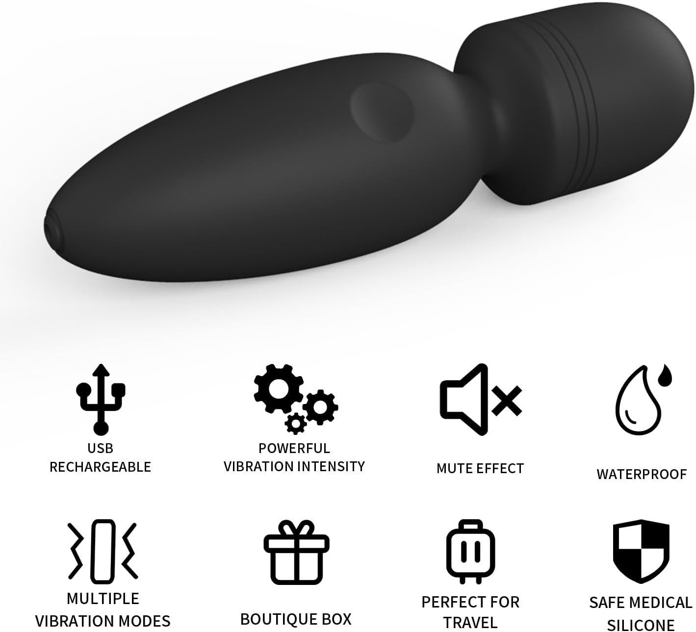 Personal Massager for Women – Quiet and Rechargeable- Handheld Wireless