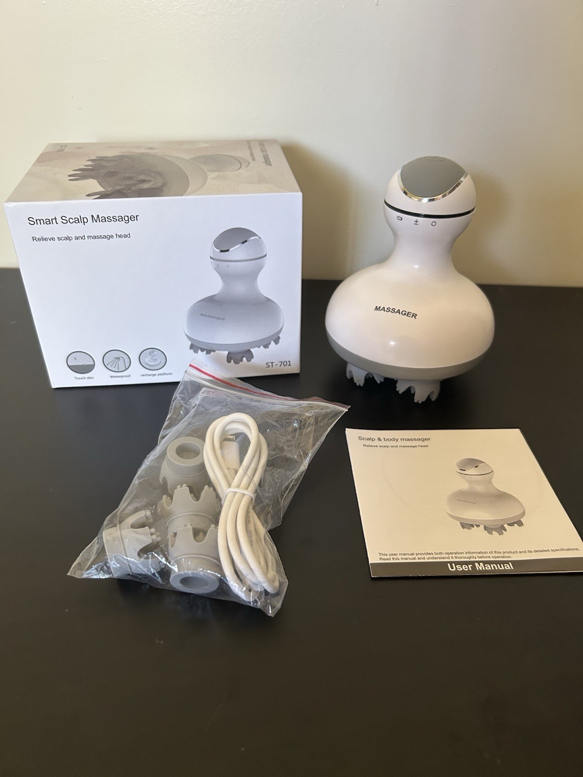 Smart Scalp Massager ST 701 Electric Scalp Massager Rechargeable