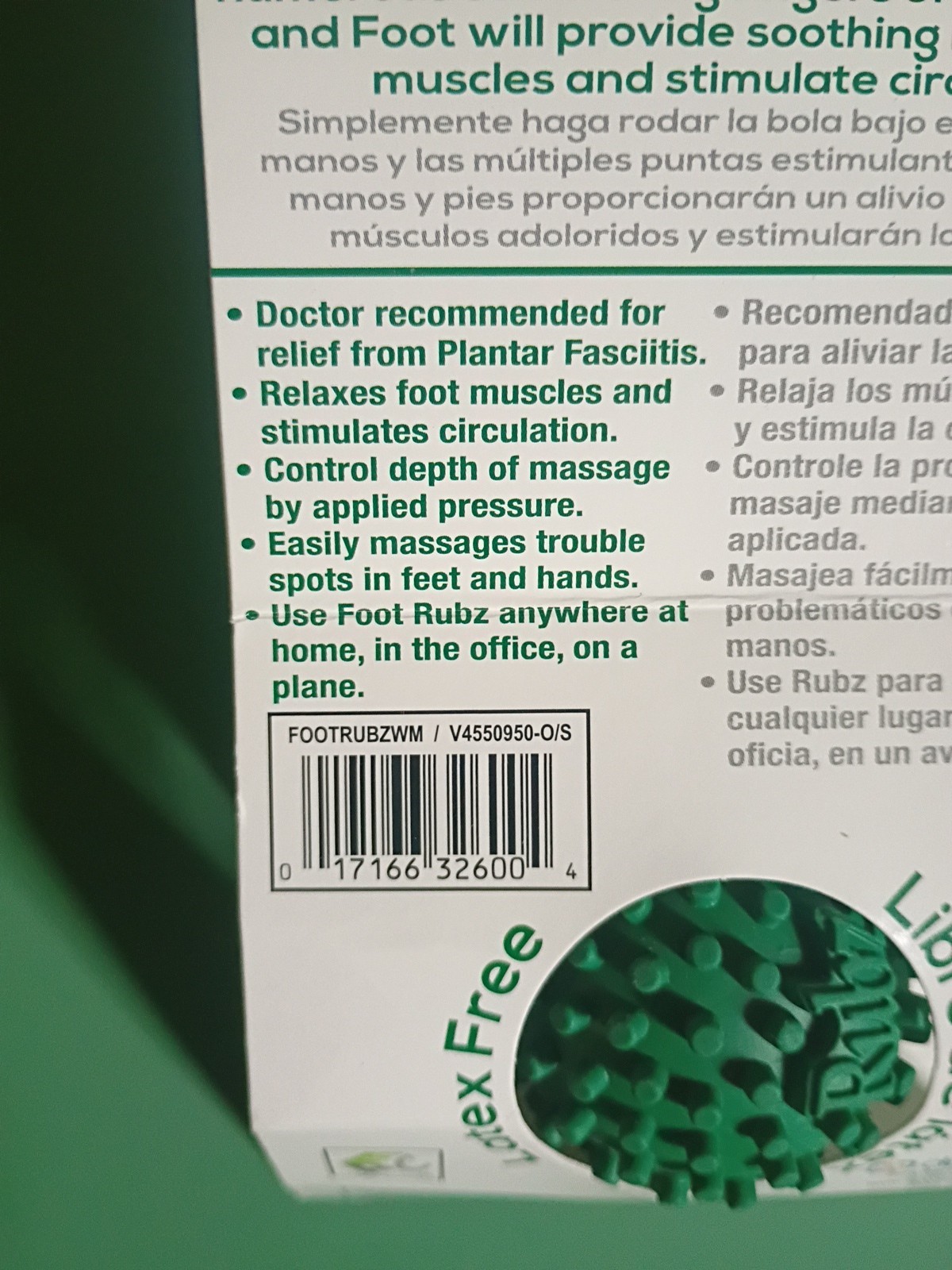 Due North Foot Rubz Hand & Back Massage Ball – Doctor Recommended