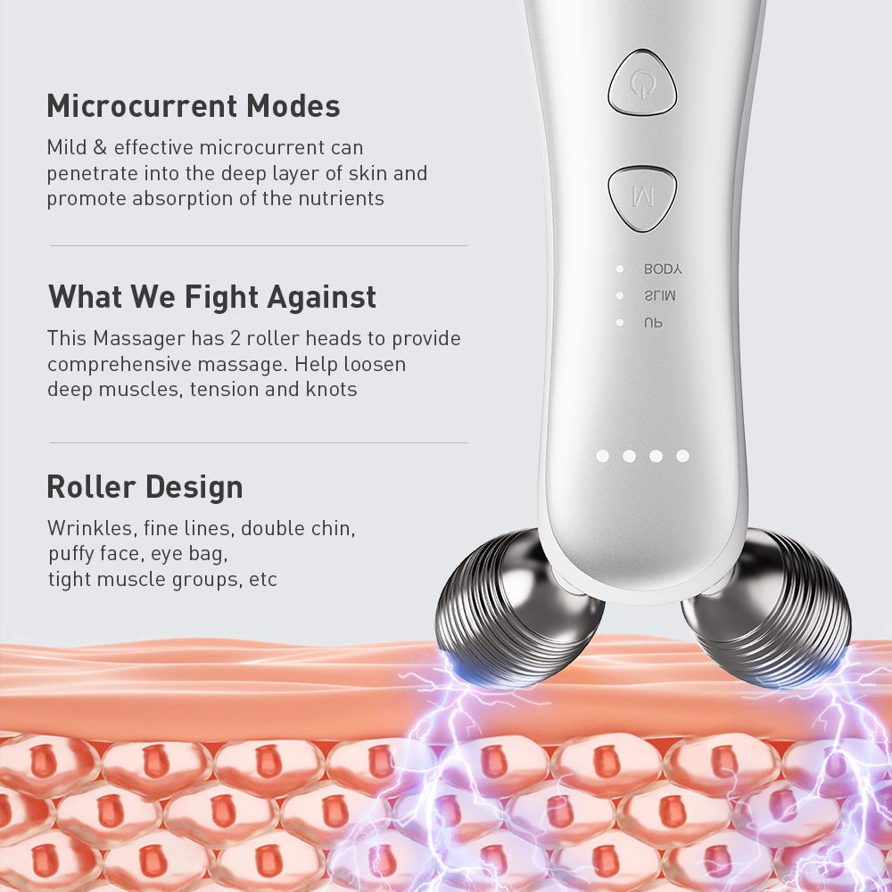 Brand New Elastic Improvement Treatment Facial Massager 3D Facial Massage Roller