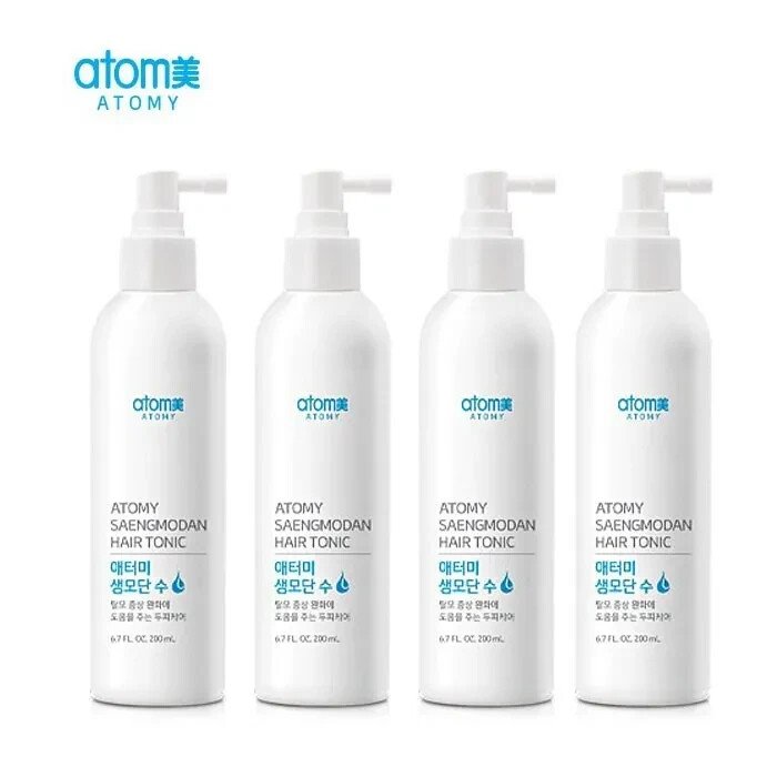 ATOMY Saengmodan Hair Tonic 200ml × 4ea scalp care for healthy hair