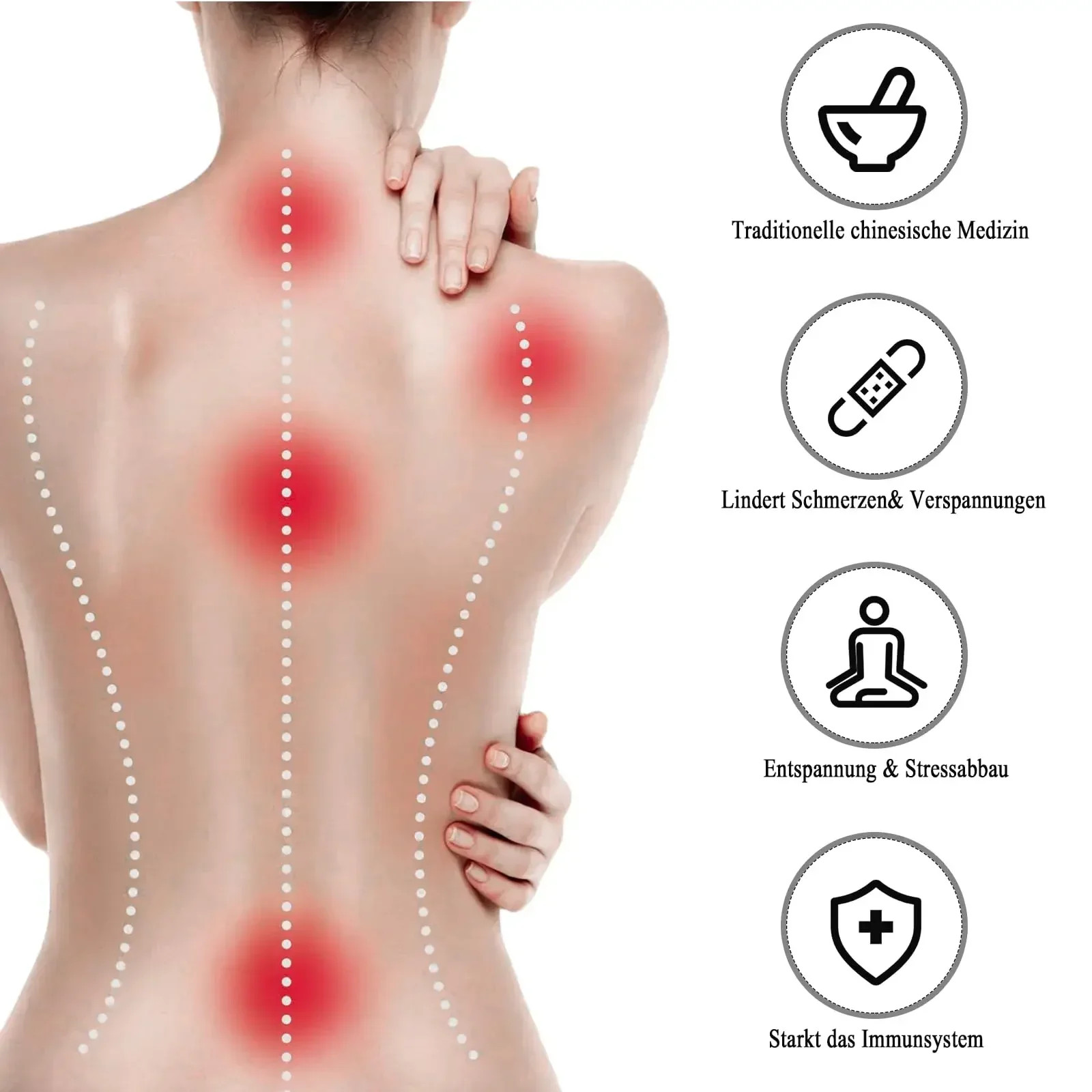1PC/SET Massager Cushion Acupressure Mat Pillow Relieve Stress Back Pain Massage
