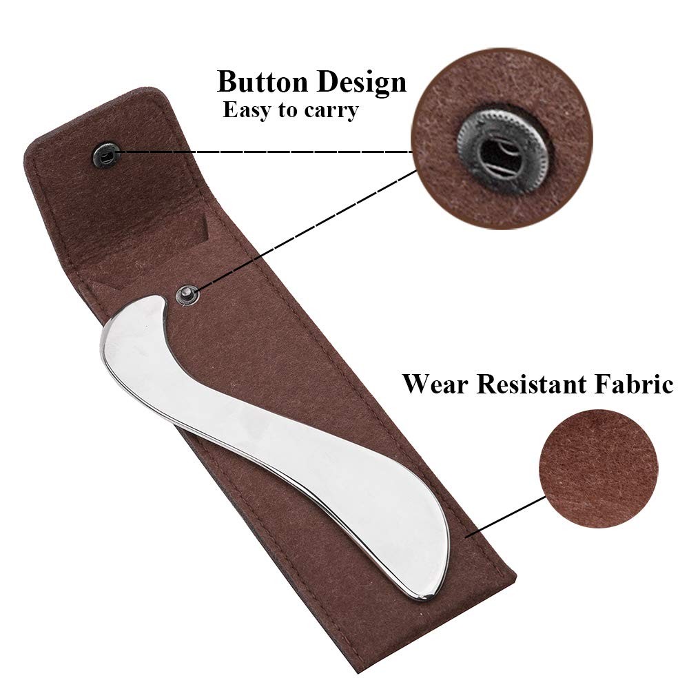 Stainless Steel Body Gua Sha Tool Muscle Scraper Full-Body Guasha Metal Massager
